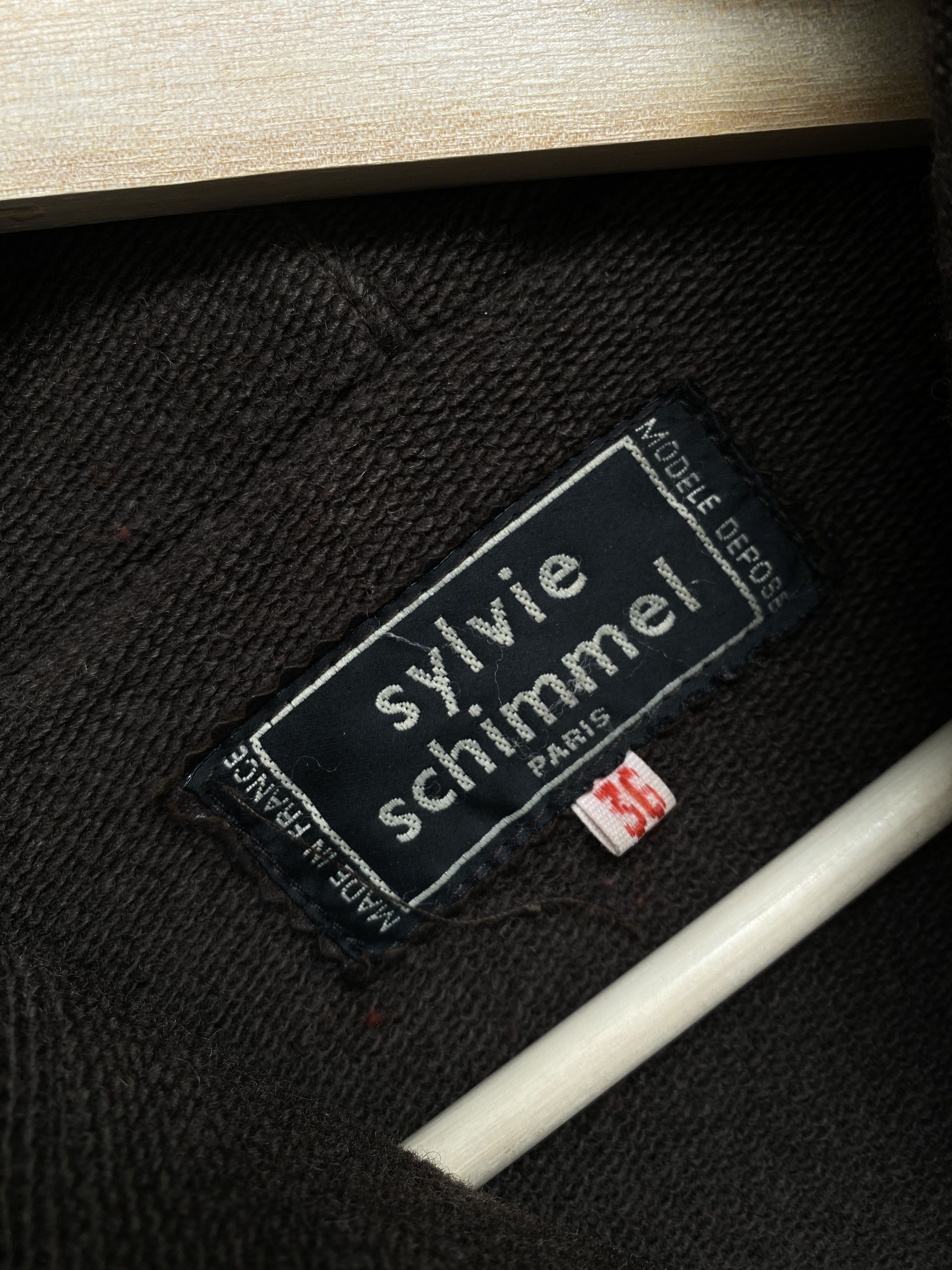 Other Sylvie Schimmel Paris Leather Hooded Oversized Jacket Size XS / US 0-2 / IT 36-38 - 5 Thumbnail