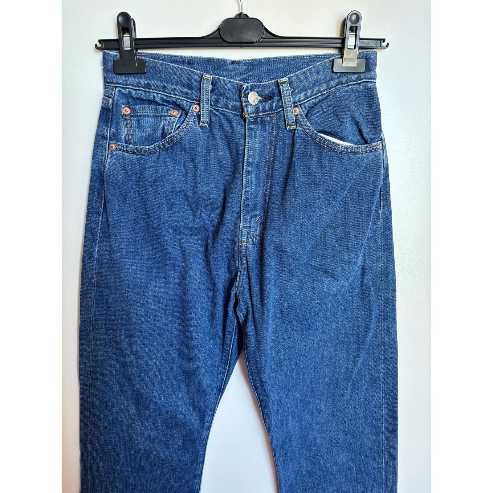 Japanese Brand × Levi's × Levi's Vintage Clothing Levi's VCG 701 W28 Selvedge Pink ID High Waist Straight Rare Size US 28 / EU 44 - 5 Thumbnail