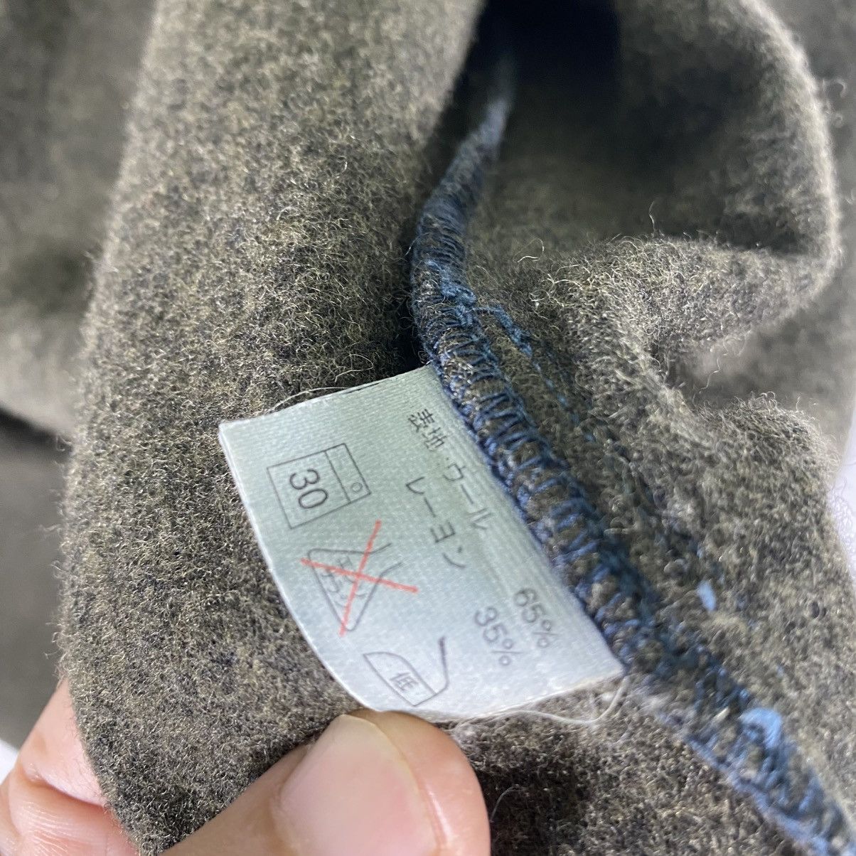 Japanese Brand Vintage Gaijin Military Dapartment Wool Shirt Size 38 Size US M / EU 48-50 / 2 - 9 Thumbnail