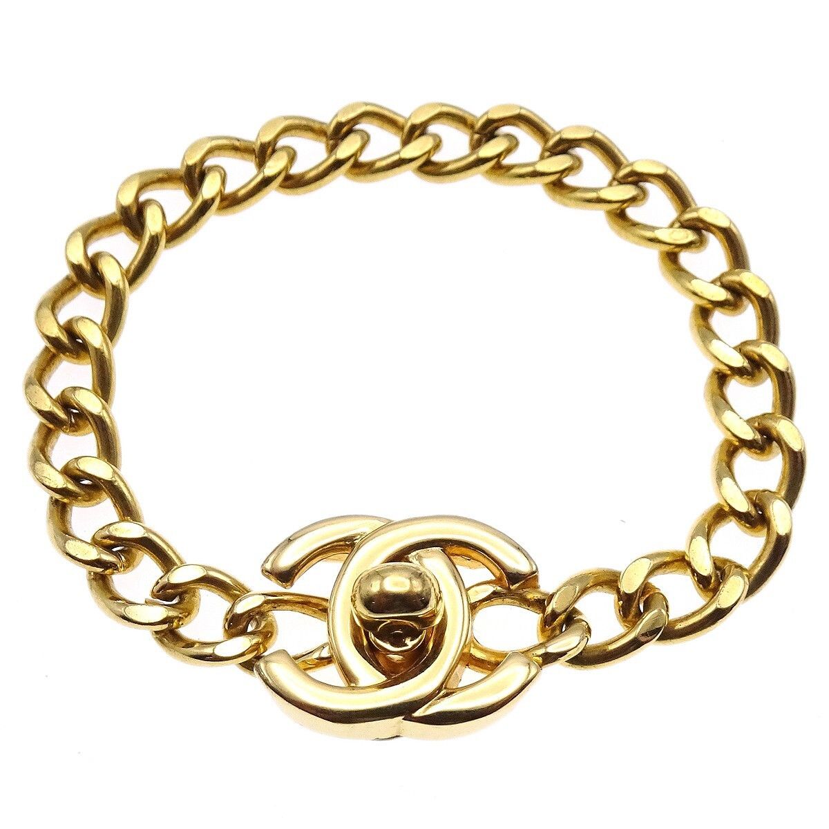 Chanel Chanel Vintage CC Turnlock Chain Metal Size ONE SIZE - 1 Thumbnail