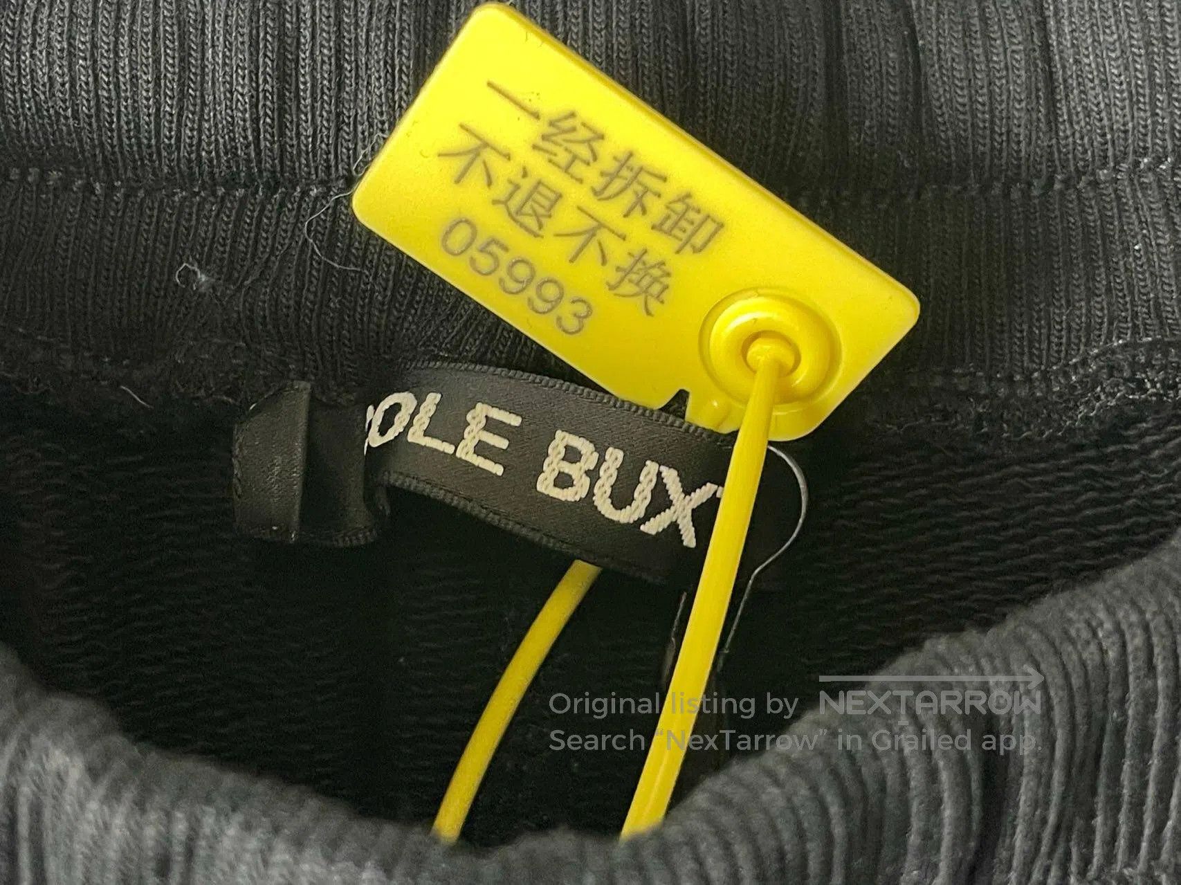 Cole Buxton Cole Buxton size XL Black Loose Heavy Cotton Long Sweatpan Size US 27 - 5 Thumbnail