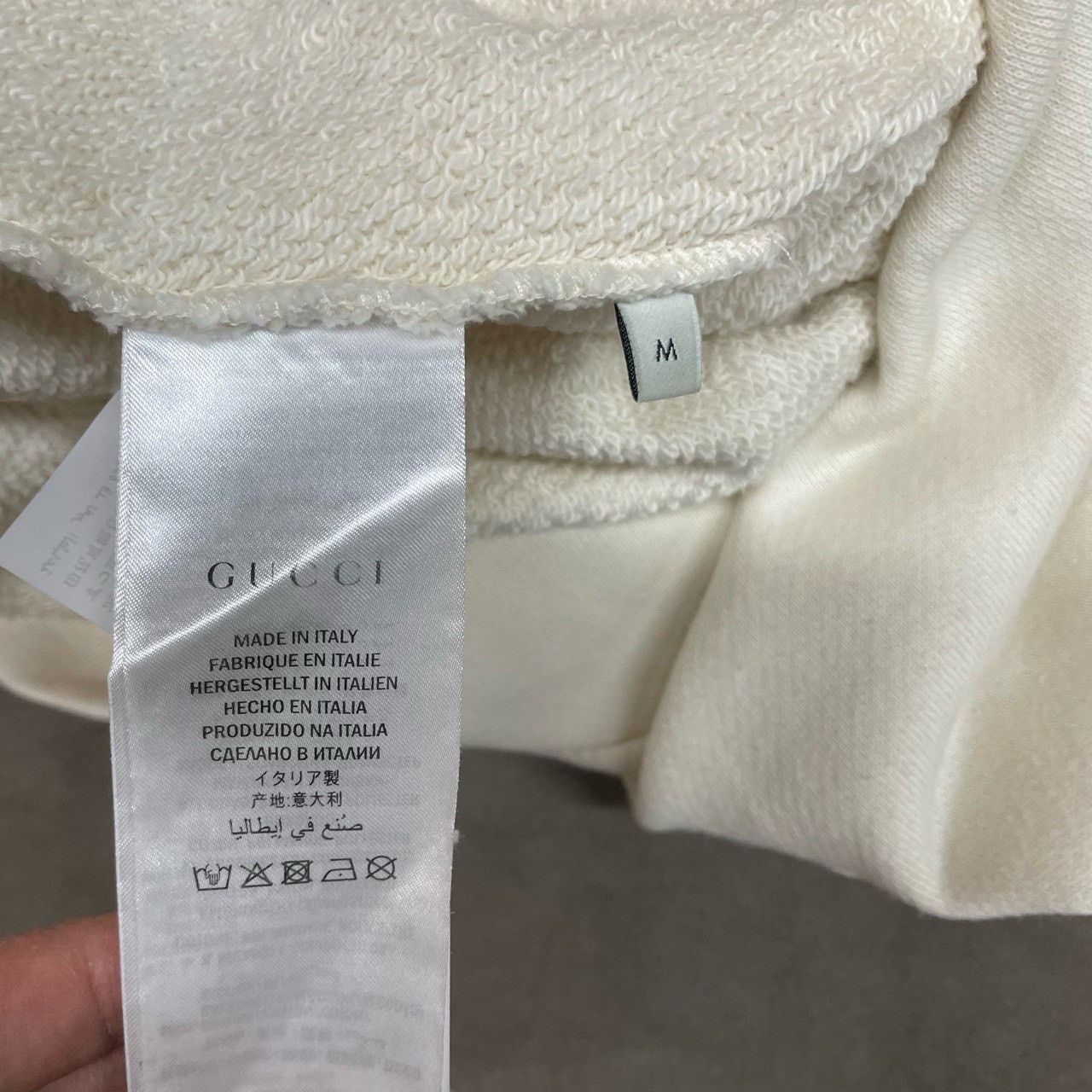 Gucci Gucci White scaly pig sweatshirt 2501-Nextarrow Size US M / EU 48-50 / 2 - 5 Thumbnail