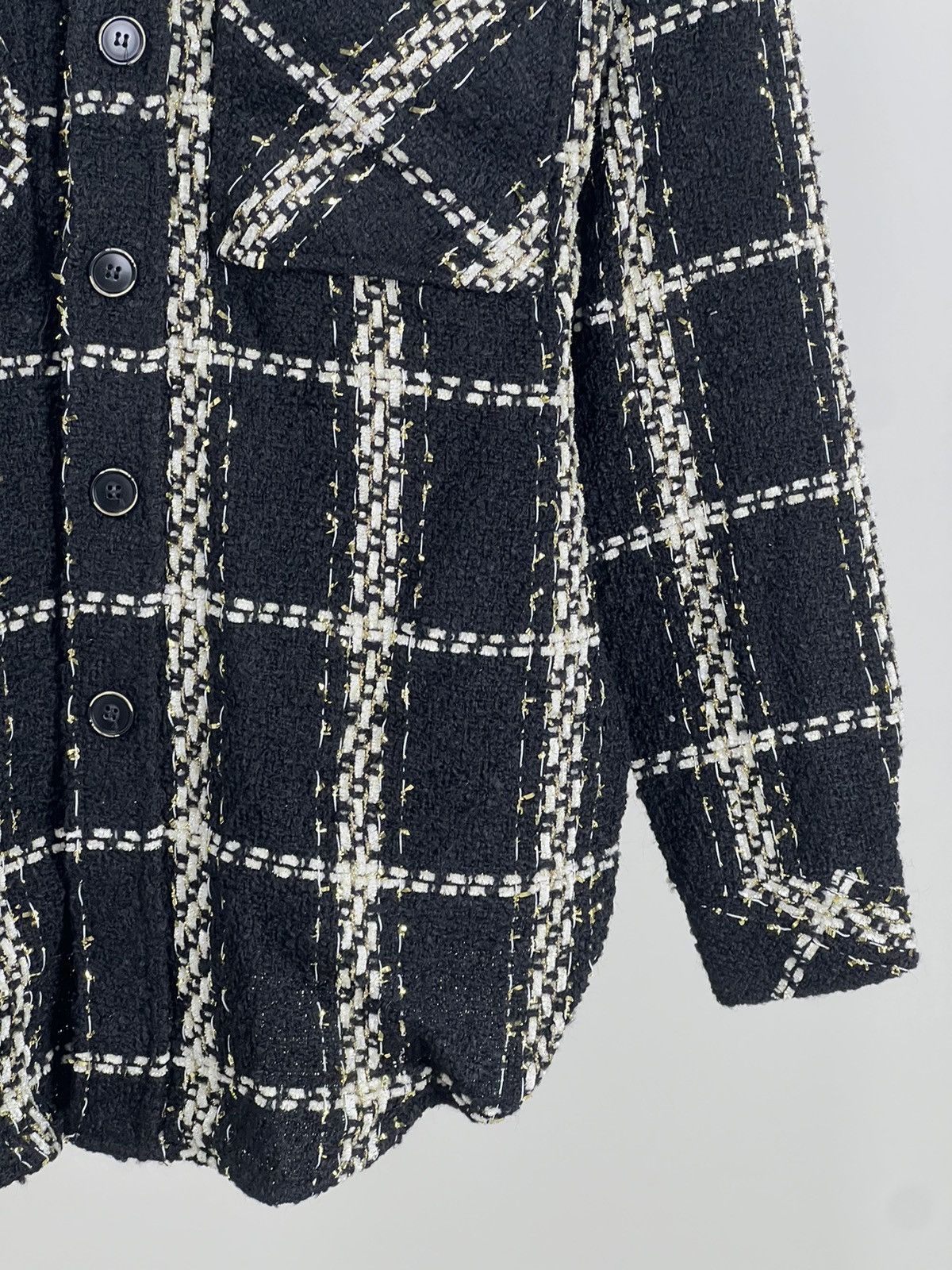 Japanese Brand Tweed shirt jacket Size US M / EU 48-50 / 2 - 4 Thumbnail