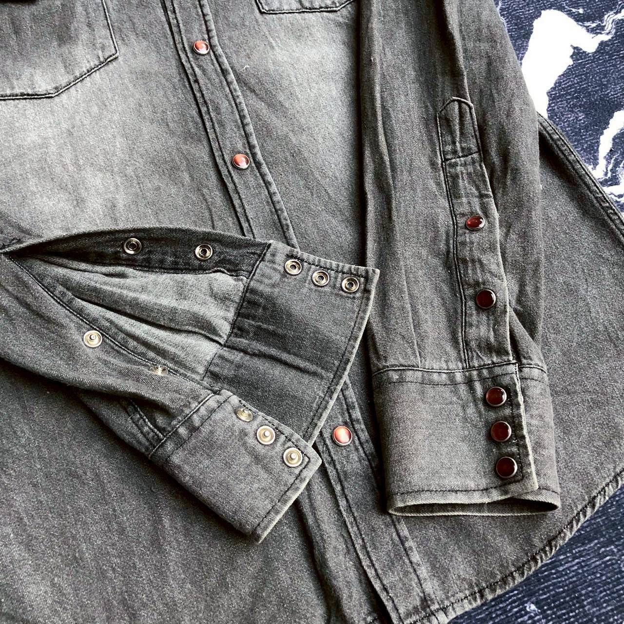 Dolce & Gabbana Dolce & Gabbana Sicilia Grey Denim Shirt Size S / US 4 / IT 40 - 4 Thumbnail