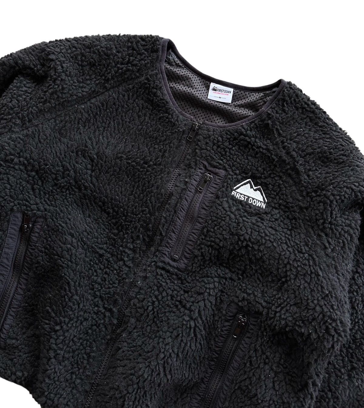 Vintage First Down Fleece Jacket Size M / US 6-8 / IT 42-44 - 12 Thumbnail