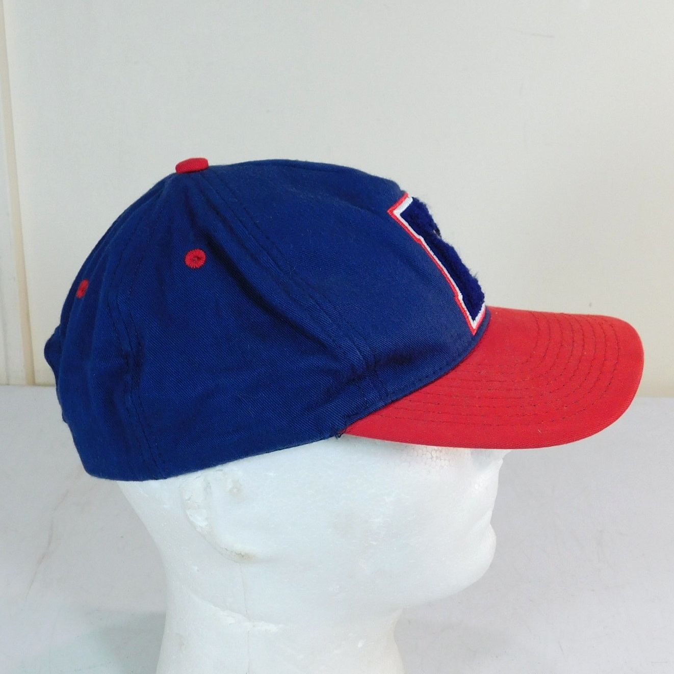 Acme Clothing 90s Bugs Bunny Hat Snapback Fuzzy B Blue Red Adjustable Size ONE SIZE - 5 Thumbnail