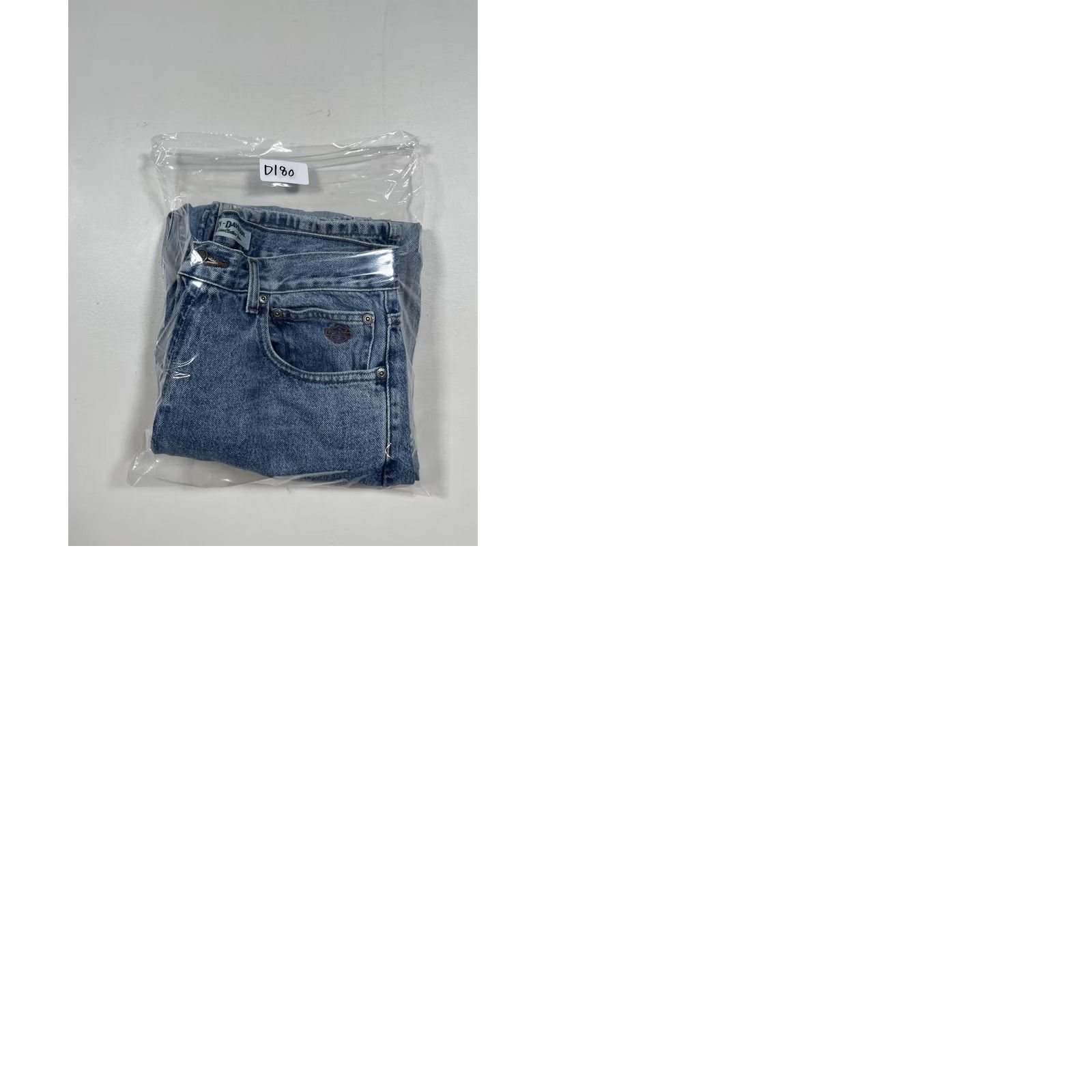 Harley Davidson Harley-Davidson Jeans Mens 34x30 Blue Medium Wash Denim Regular Straight Leg Size US 34 / EU 50 - 9 Thumbnail