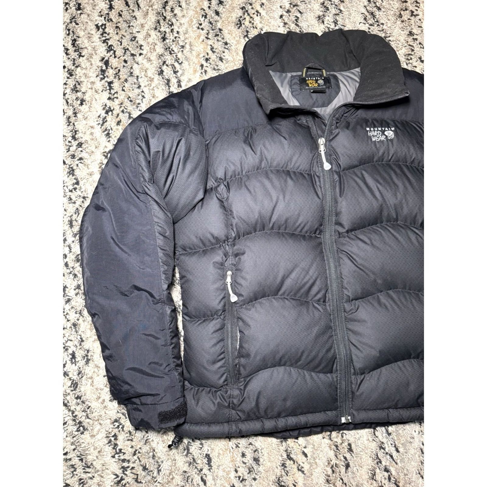Mountain Hardwear VINTAGE Mountain Hardwear Jacket Womens L Black Puffer Down Gorpcore Coat Flaw On Right Pocket Size L / US 10 / IT 46 - 3 Thumbnail