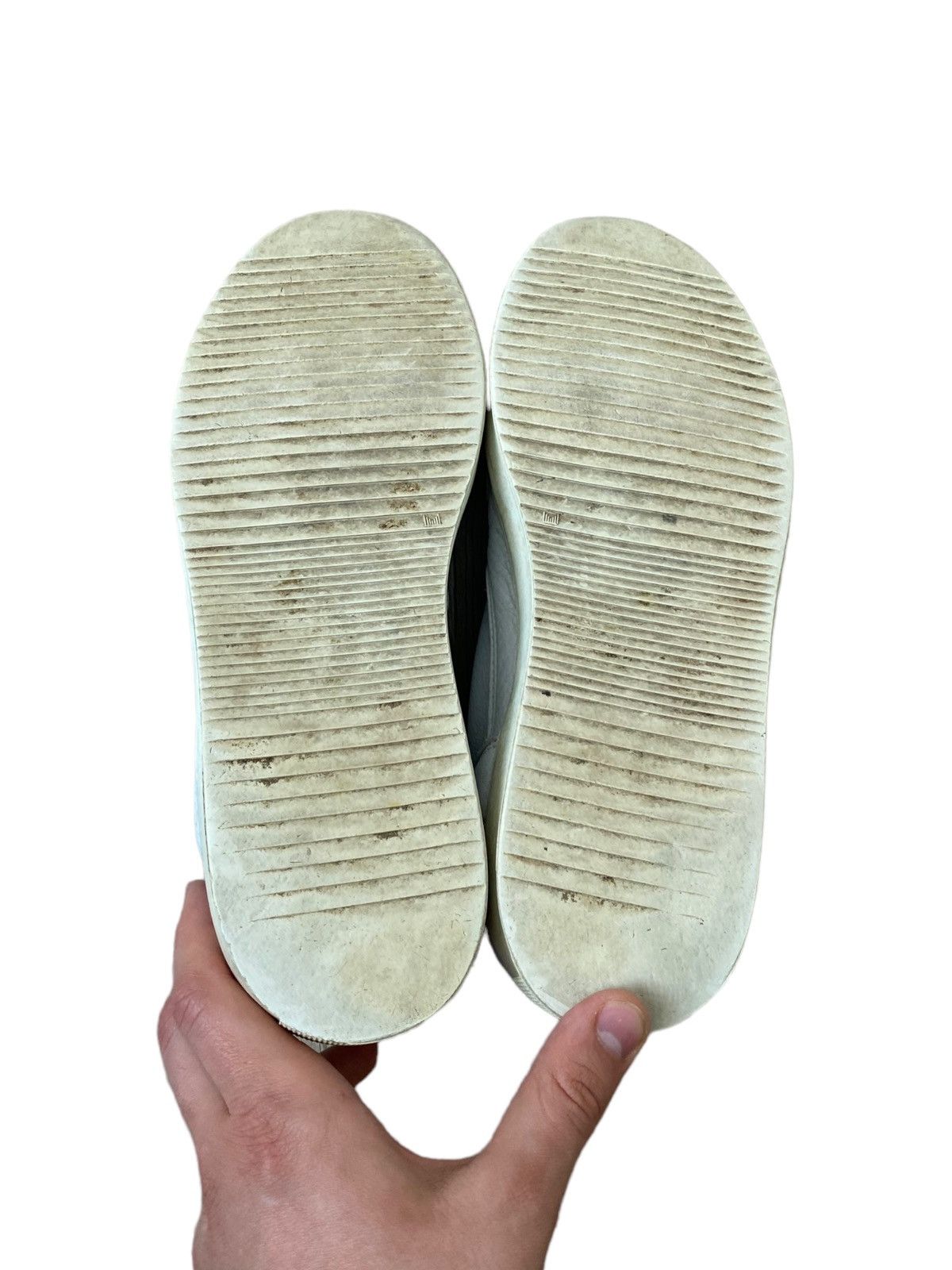 Filling Pieces Filling Pieces Mid Top White Leather Trainers US10 EUR43 Size US 10 / EU 43 - 10 Thumbnail
