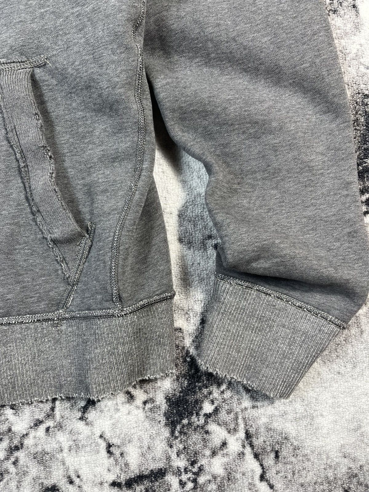 Abercrombie & Fitch Abercrombie & Fitch Fur Hoodie Distressed Y2K XXL Size US XXL / EU 58 / 5 - 6 Thumbnail