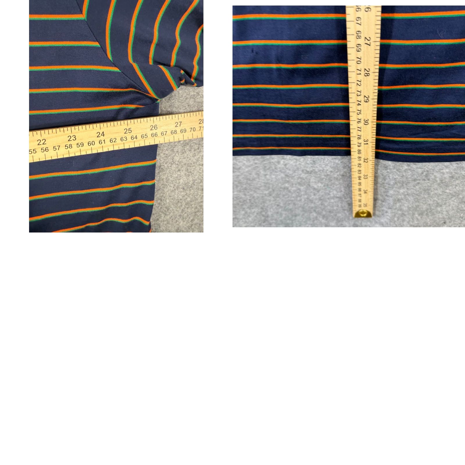 Polo Ralph Lauren Polo Ralph Lauren Polo Shirt Mens XL Blue Orange Striped Pima Cotton Performance Short Sleeve Size US XL / EU 56 / 4 - 9 Thumbnail