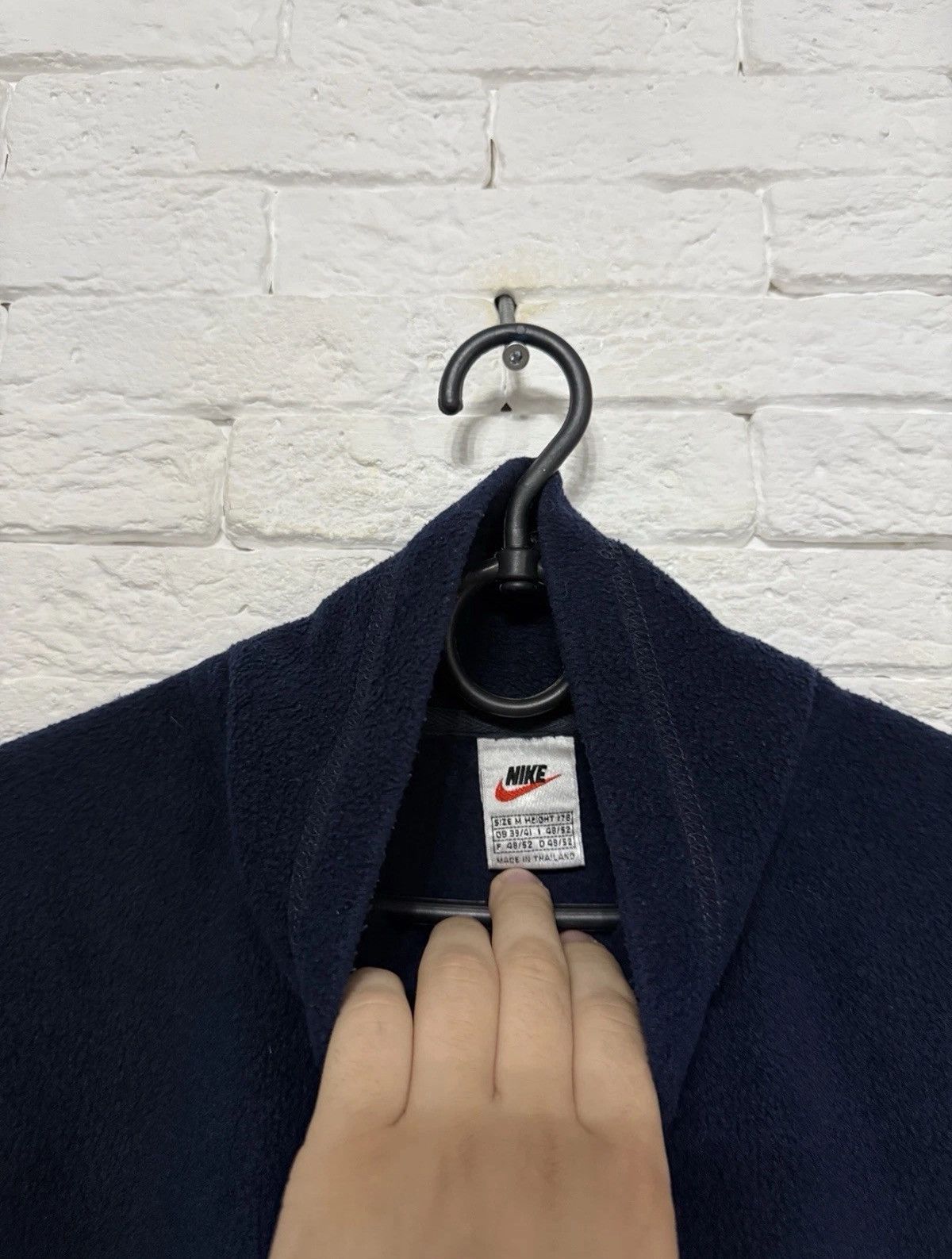 Nike Vintage NIke Fleece Jacket Full Zip Sz L Size US L / EU 52-54 / 3 - 3 Thumbnail