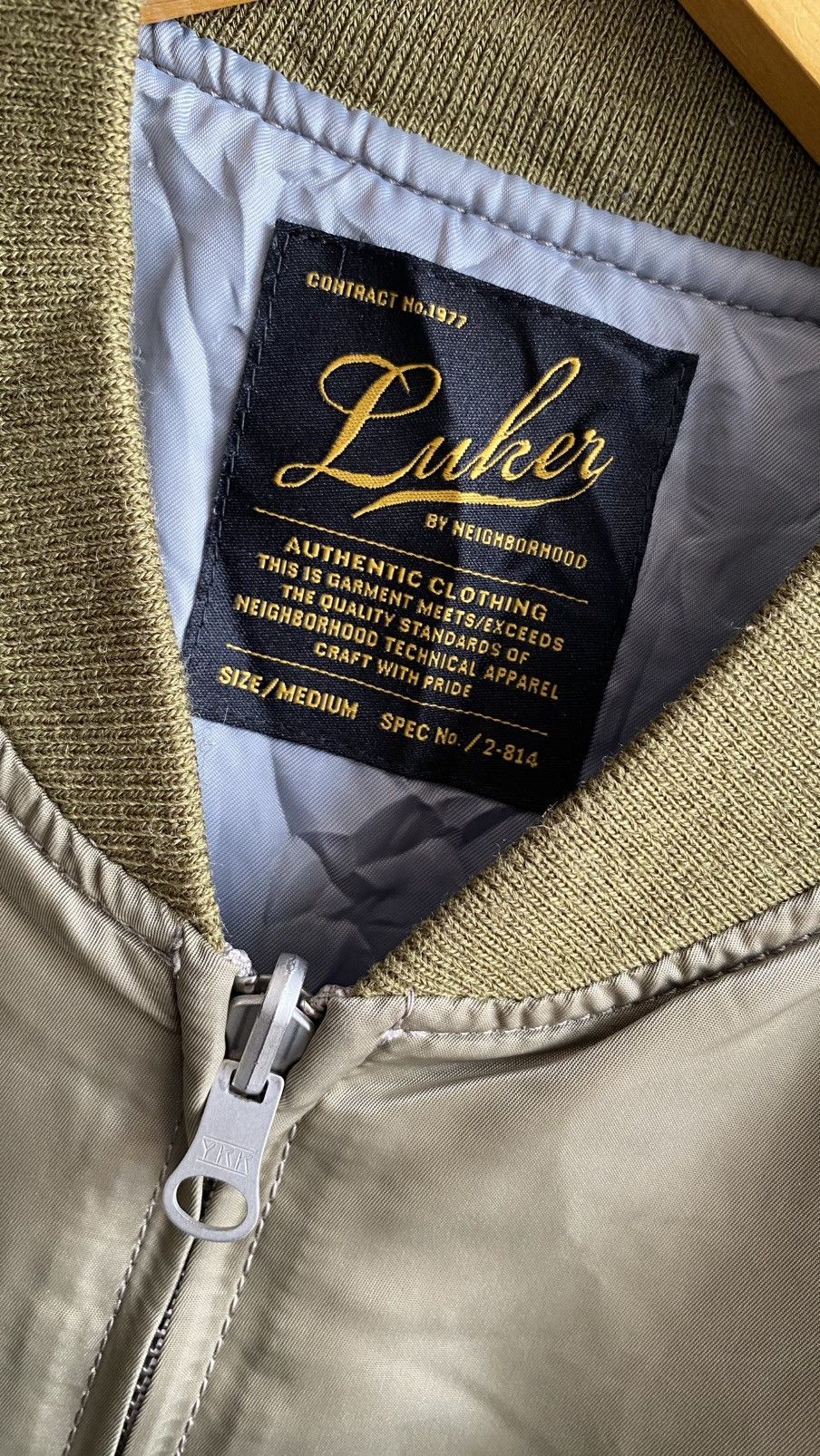 Neighborhood Luker By Neighborhood MA-1 Jacket England Size US M / EU 48-50 / 2 - 2 Thumbnail