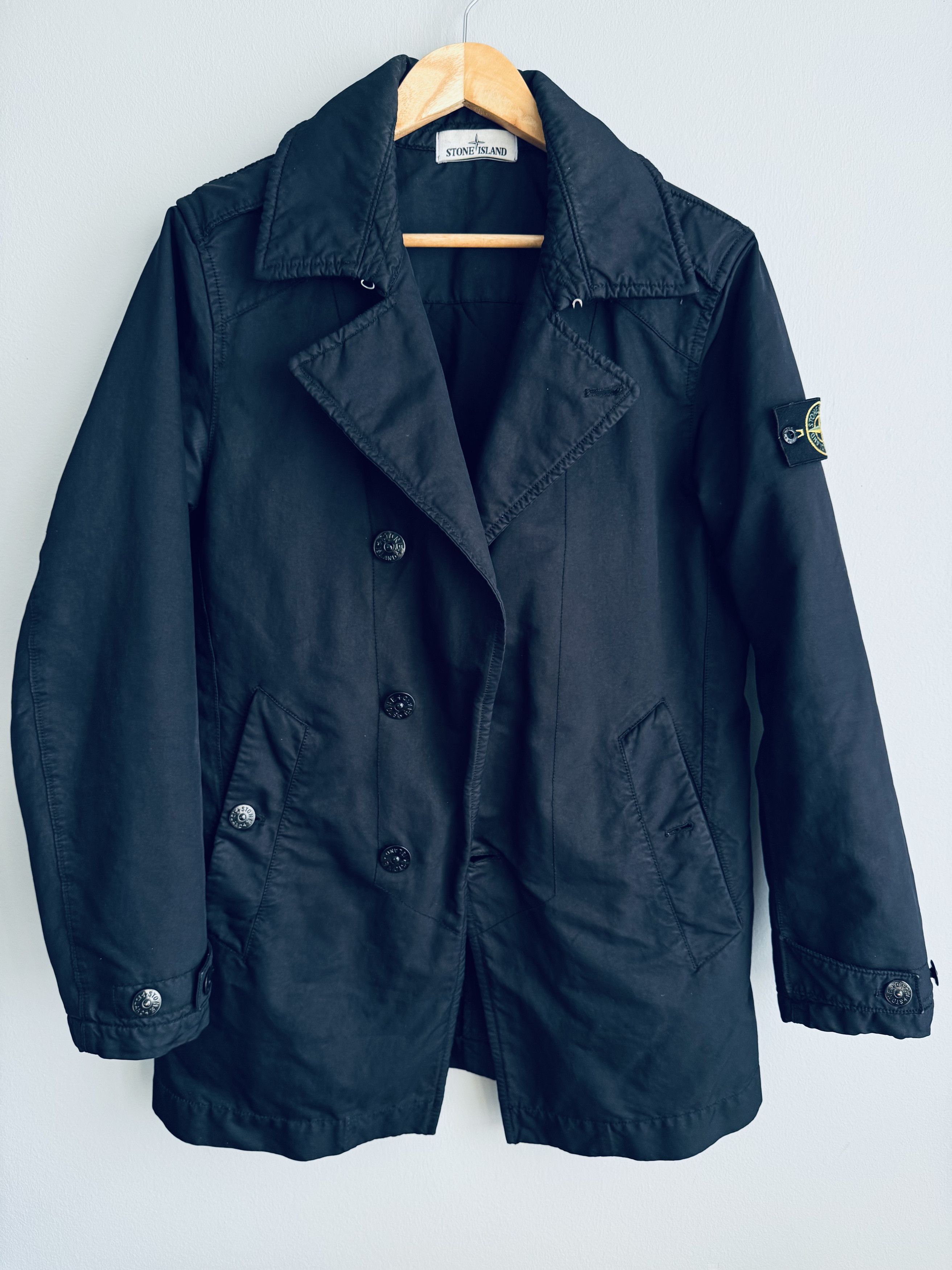 Stone Island Stone Island David-TC Trench Coat Jacket Navy ice Size US M / EU 48-50 / 2 - 1 Thumbnail