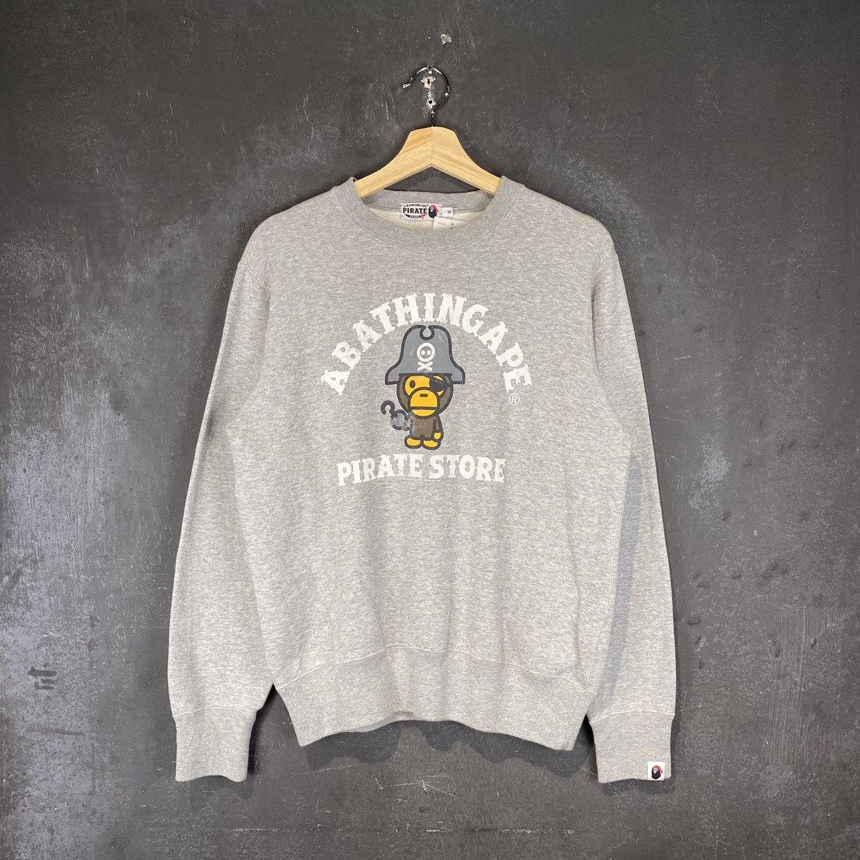 OG Bathing Ape Pirate Store Nigo Crewneck