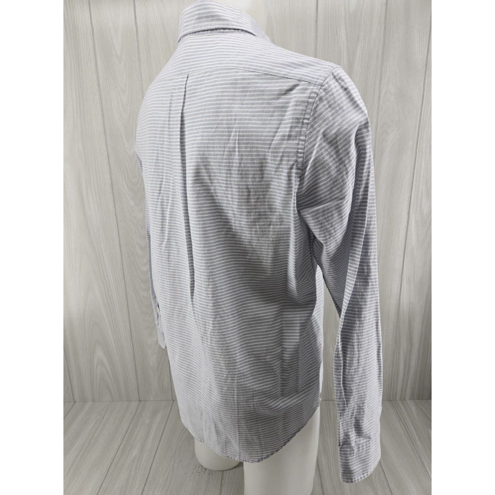 Vineyard Vines Vineyard Vines Button-Up Murray Shirt Striped Blue Slim Fit Cotton Linen Men M Long Sleeve Size US M / EU 48-50 / 2 - 6 Thumbnail
