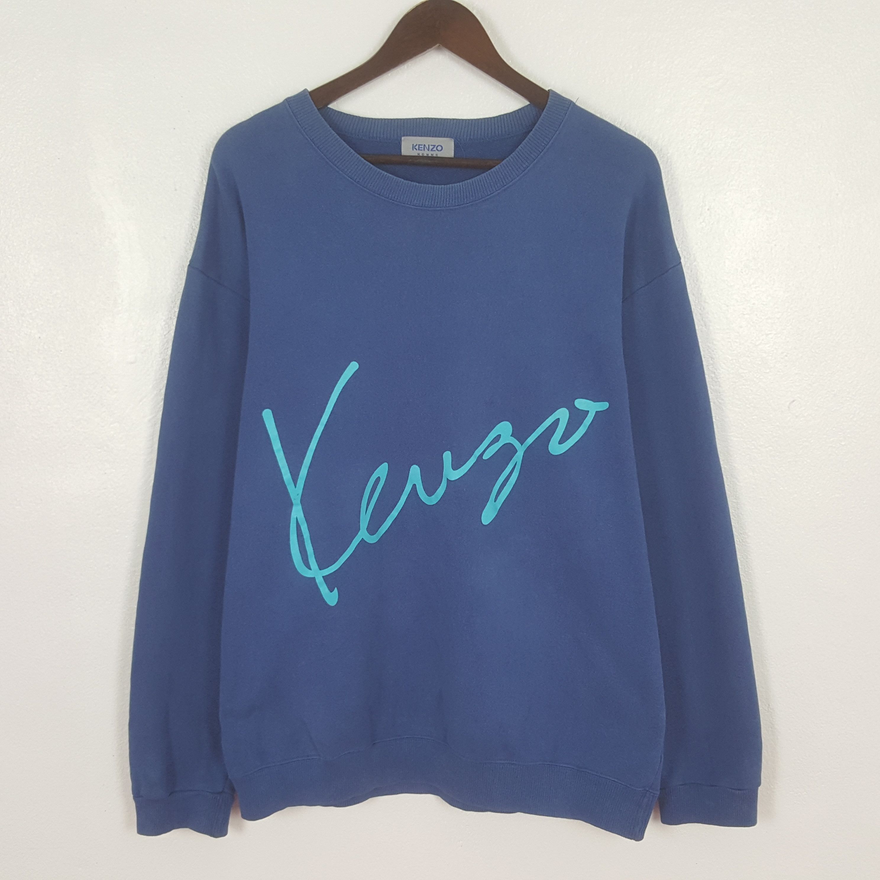 Kenzo Vintage Kenzo Signature Sweatshirt Size US L / EU 52-54 / 3 - 1 Thumbnail