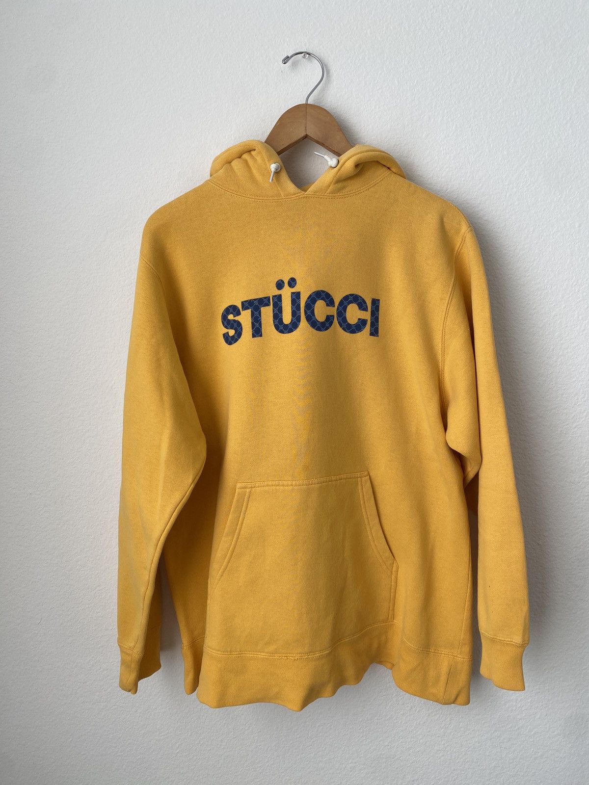 Stussy × Vintage 🔥RARE🔥90’s Stussy Ripoff Gucci “STÜCCI” Monogram Logo Hoodie Size US S / EU 44-46 / 1 - 5 Thumbnail