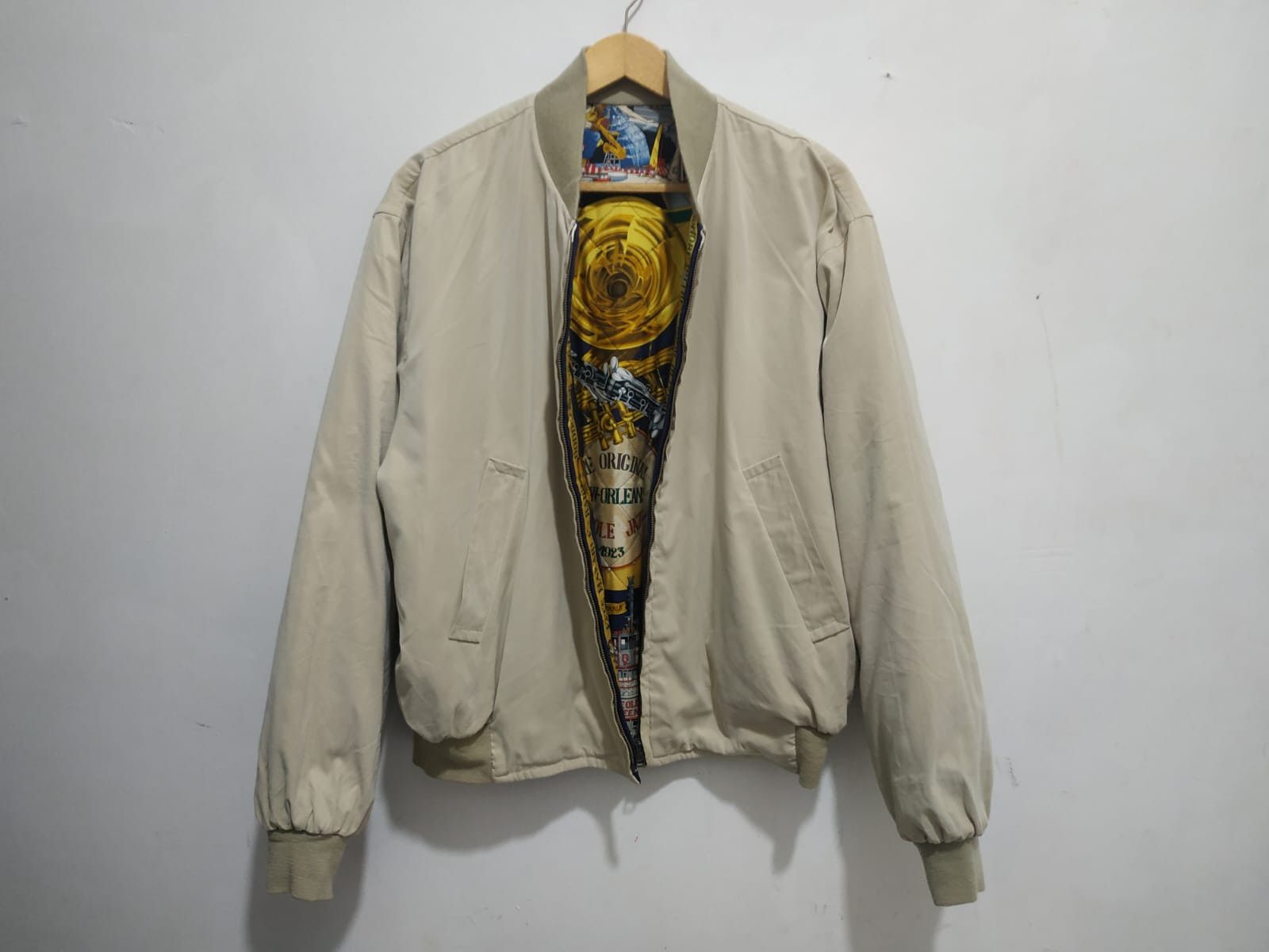 Hermes Vintage Hermes Reversible Silk Bomber Jacket Size US M / EU 48-50 / 2 - 5 Thumbnail