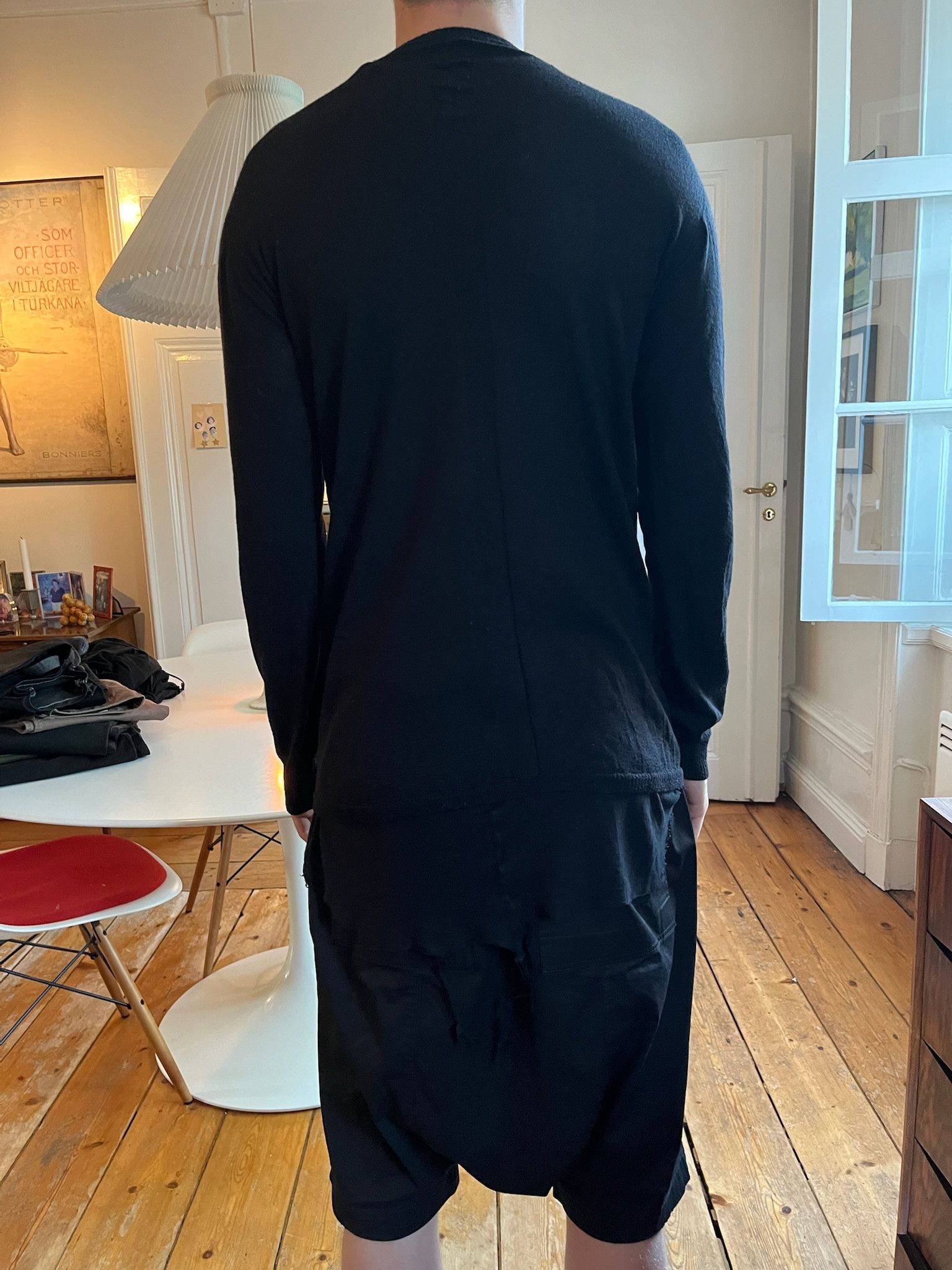 Rick Owens Rick Owens level round neck biker knit Size US S / EU 44-46 / 1 - 7 Thumbnail
