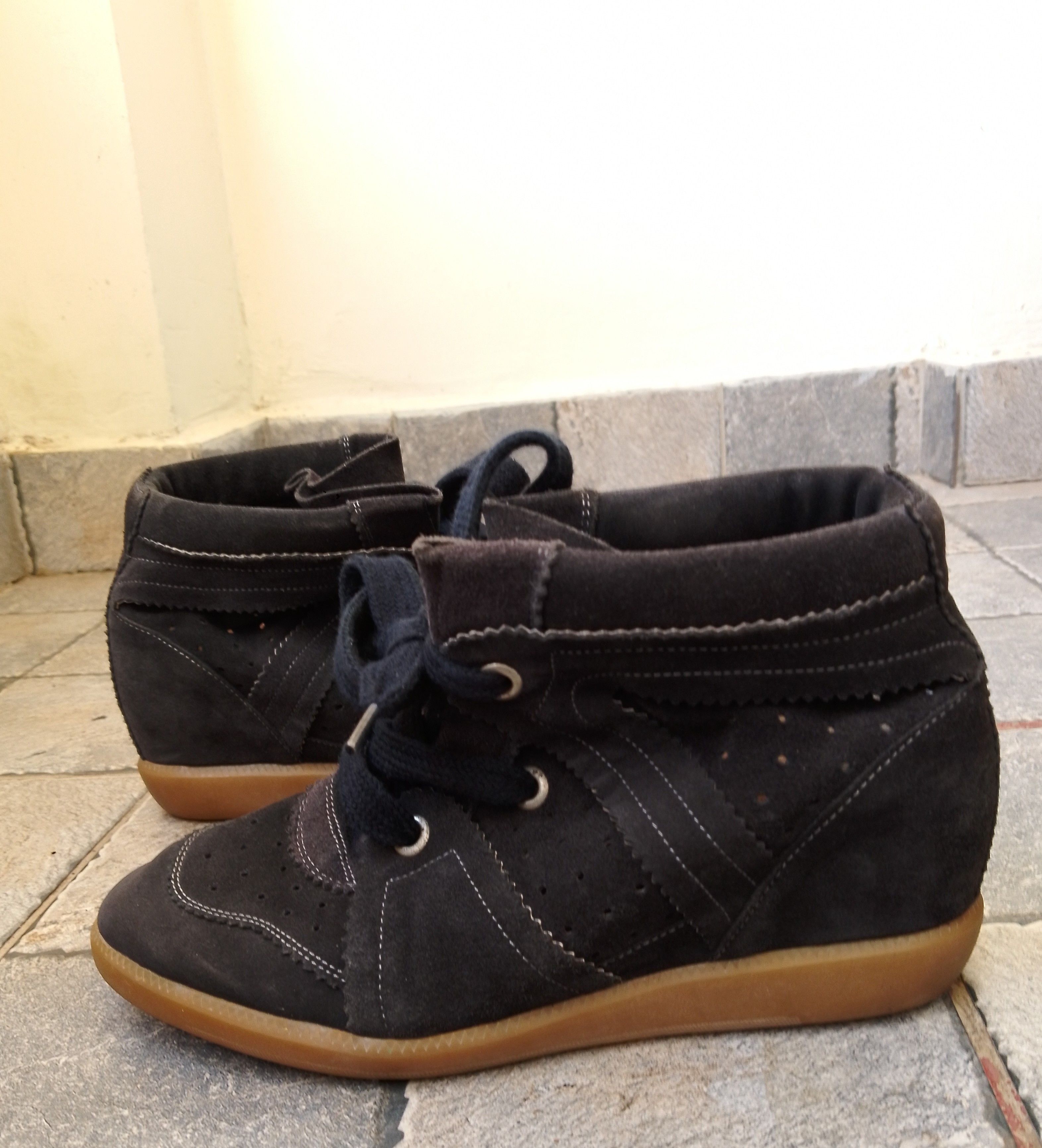 Isabel Marant Isabel marant bobby wedge suede sneakers Size US 10 / IT 40 - 12 Thumbnail