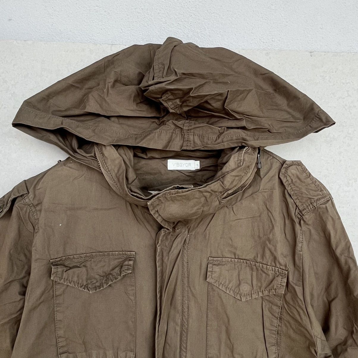 Other Vintage Vibgyor Brown Colour Hooded Jacket Size M Size US M / EU 48-50 / 2 - 4 Thumbnail