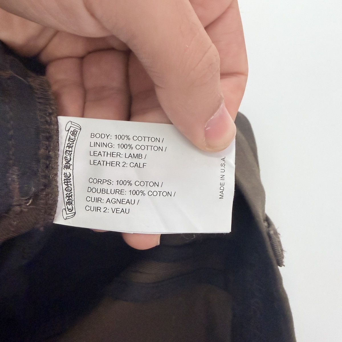 Chrome Hearts Chrome Hearts Brown black/cheetah patch Flooded Chino Size US 34 / EU 50 - 9 Thumbnail