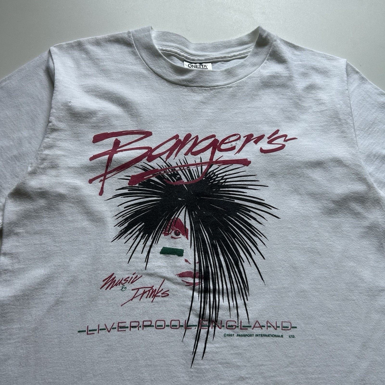 Vintage Vintage 80s Bangers Music & Drinks Liverpool T Shirt Medium Size US M / EU 48-50 / 2 - 2 Thumbnail