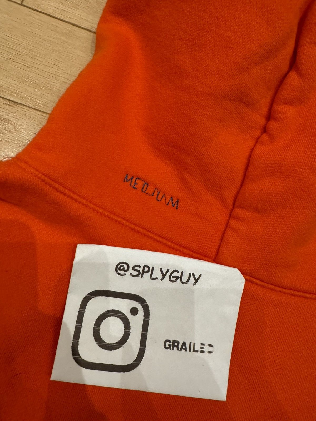 Cactus Plant Flea Market × Kanye West Ye Must Be Born Again CPFM Orange Hoodie sz Medium Size ONE SIZE - 7 Thumbnail
