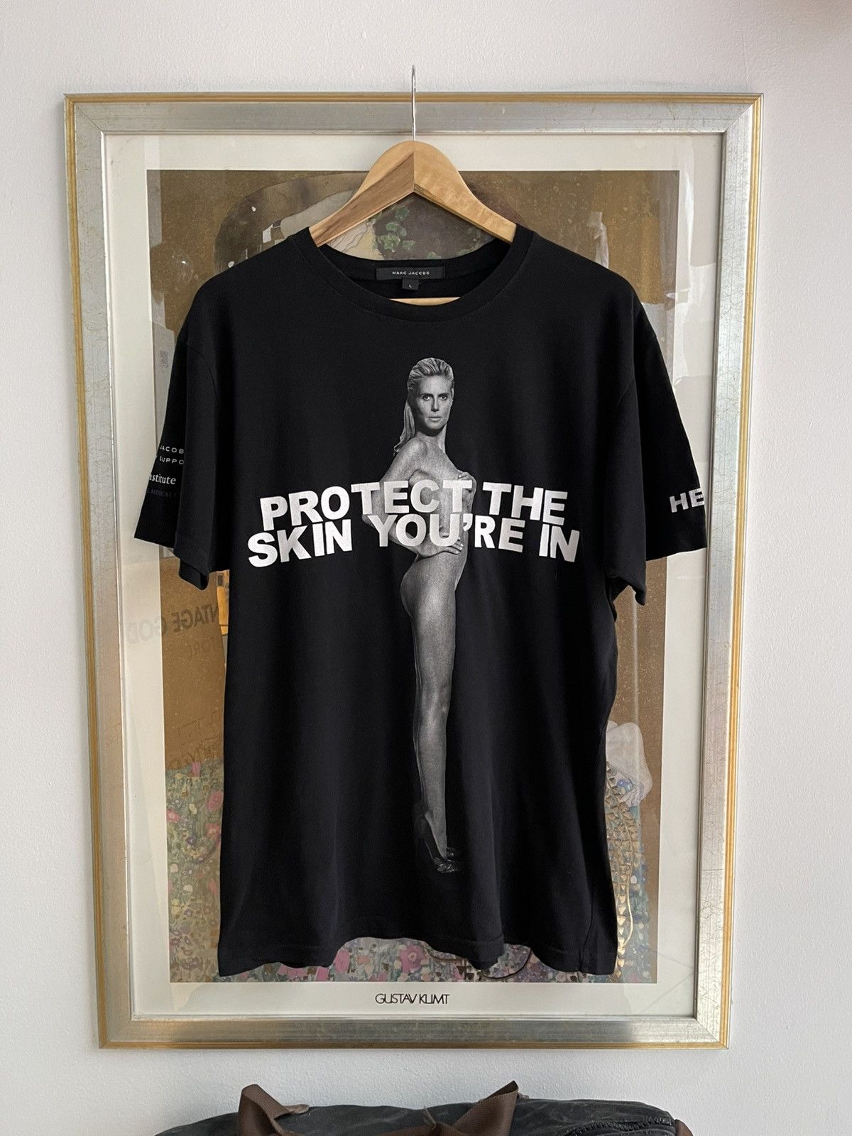 Marc Jacobs Protect The Skin T Shirt Heidi Klum