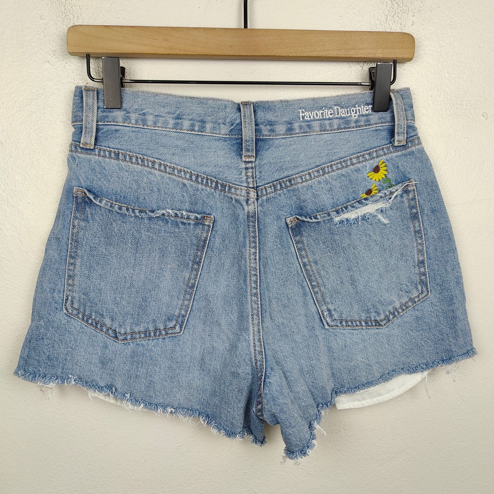 Other Favorite Daughter The Juni High Rise Cut Off Shorts Women 27 Size 27" / US 4 / IT 40 - 5 Thumbnail