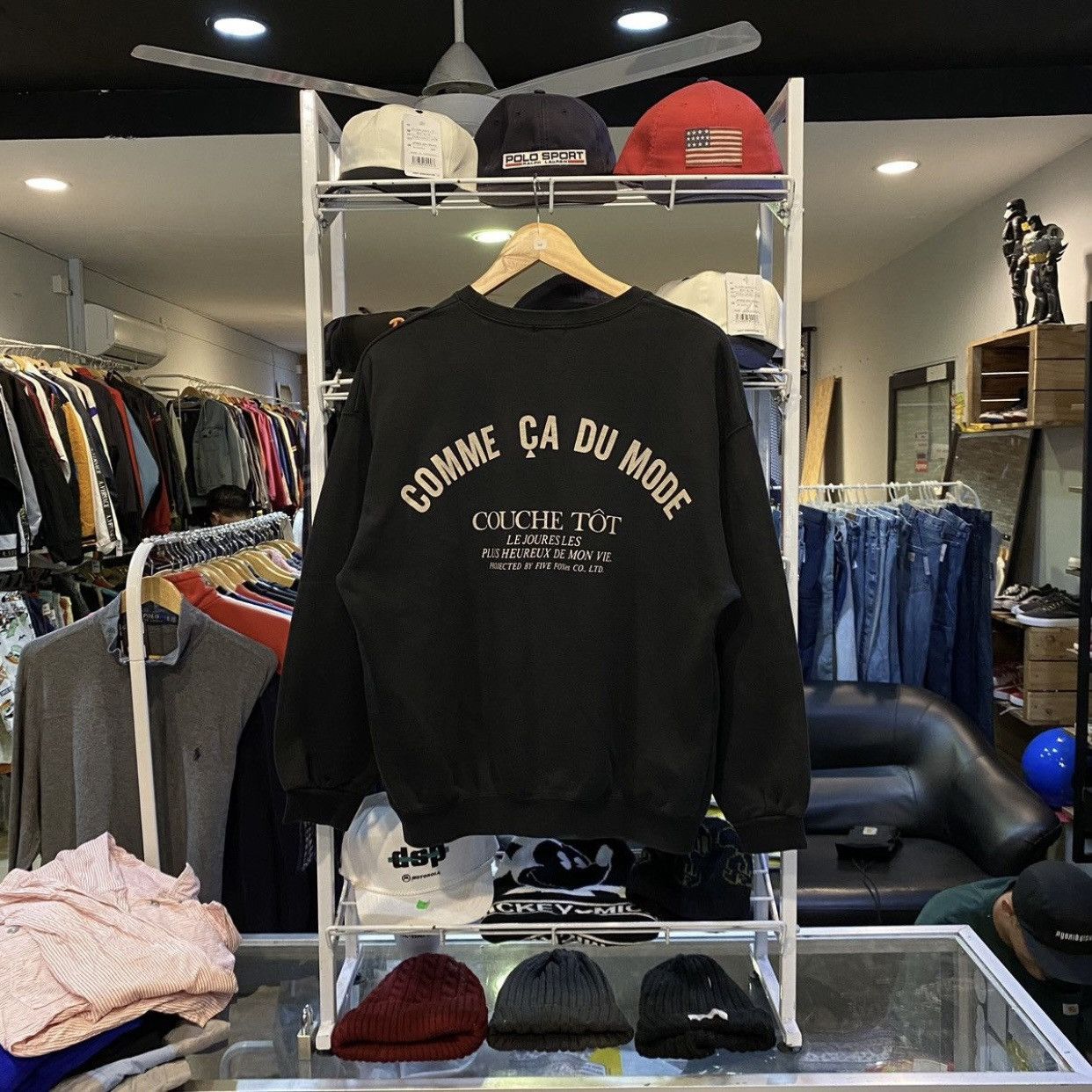 Comme Ca Ism VINTAGE COMME CA DU MODE COUCHE TOT SWEATSHIRT Kapital Size US L / EU 52-54 / 3 - 1 Thumbnail