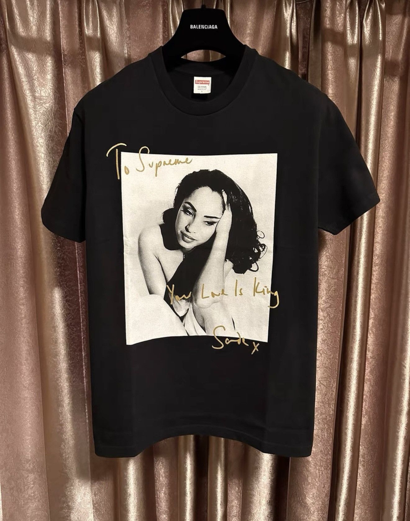 Supreme Supreme sade tee T-shirt Black Large | Grailed