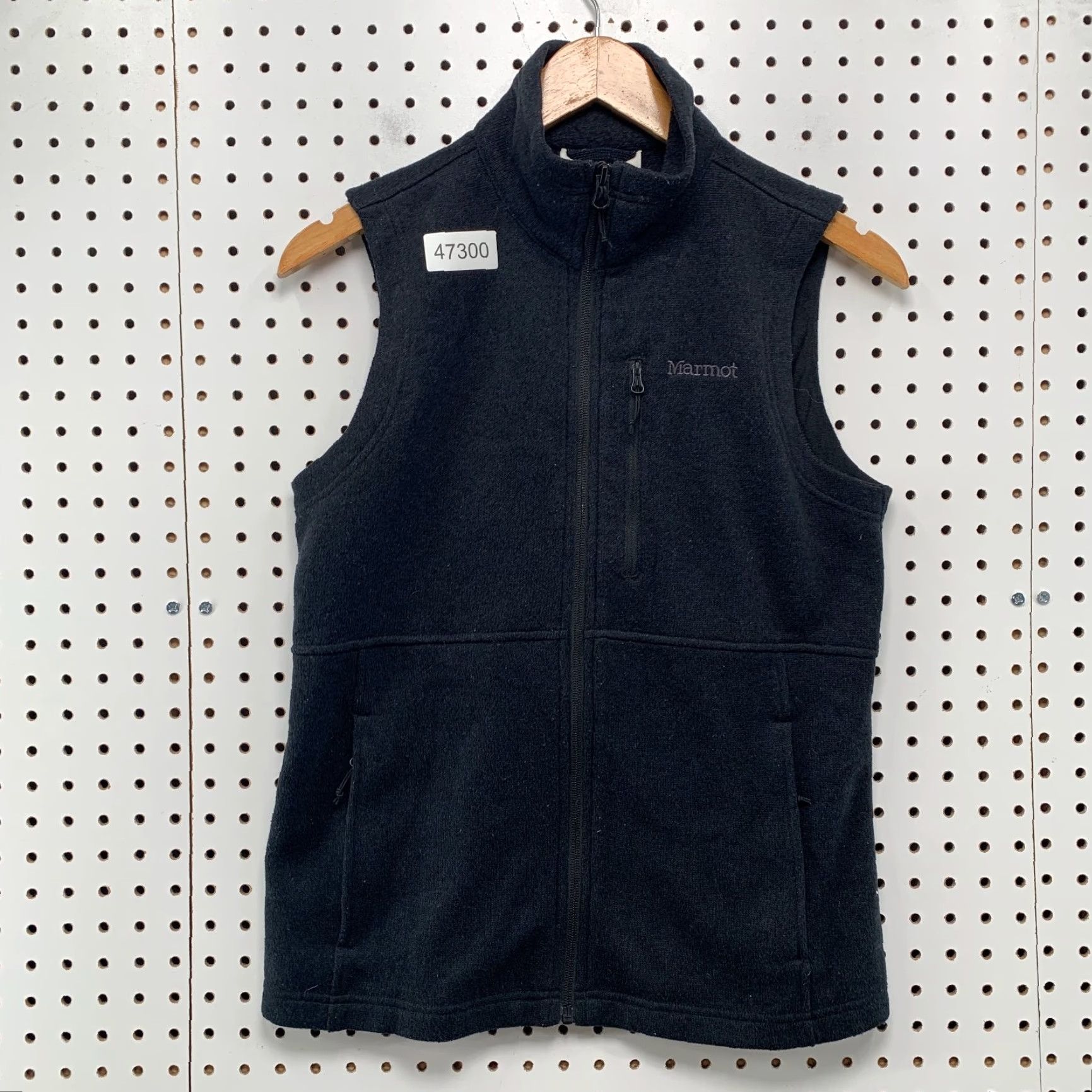 Marmot Marmot Fleece Vest Jacket Womens Small Black Outdoor Sleeveless Size S / US 4 / IT 40 - 2 Thumbnail