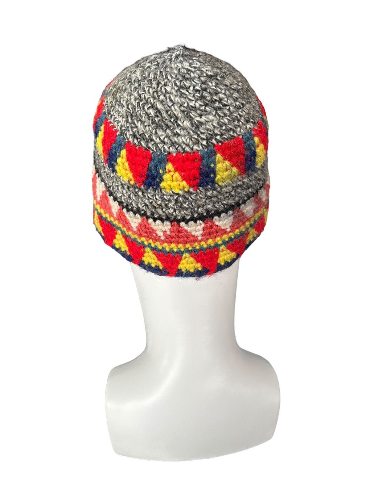 Japanese Brand × Kapital × Vintage Crochet Knitted handmade Beanie Hats☠️☠️ Size ONE SIZE - 4 Thumbnail