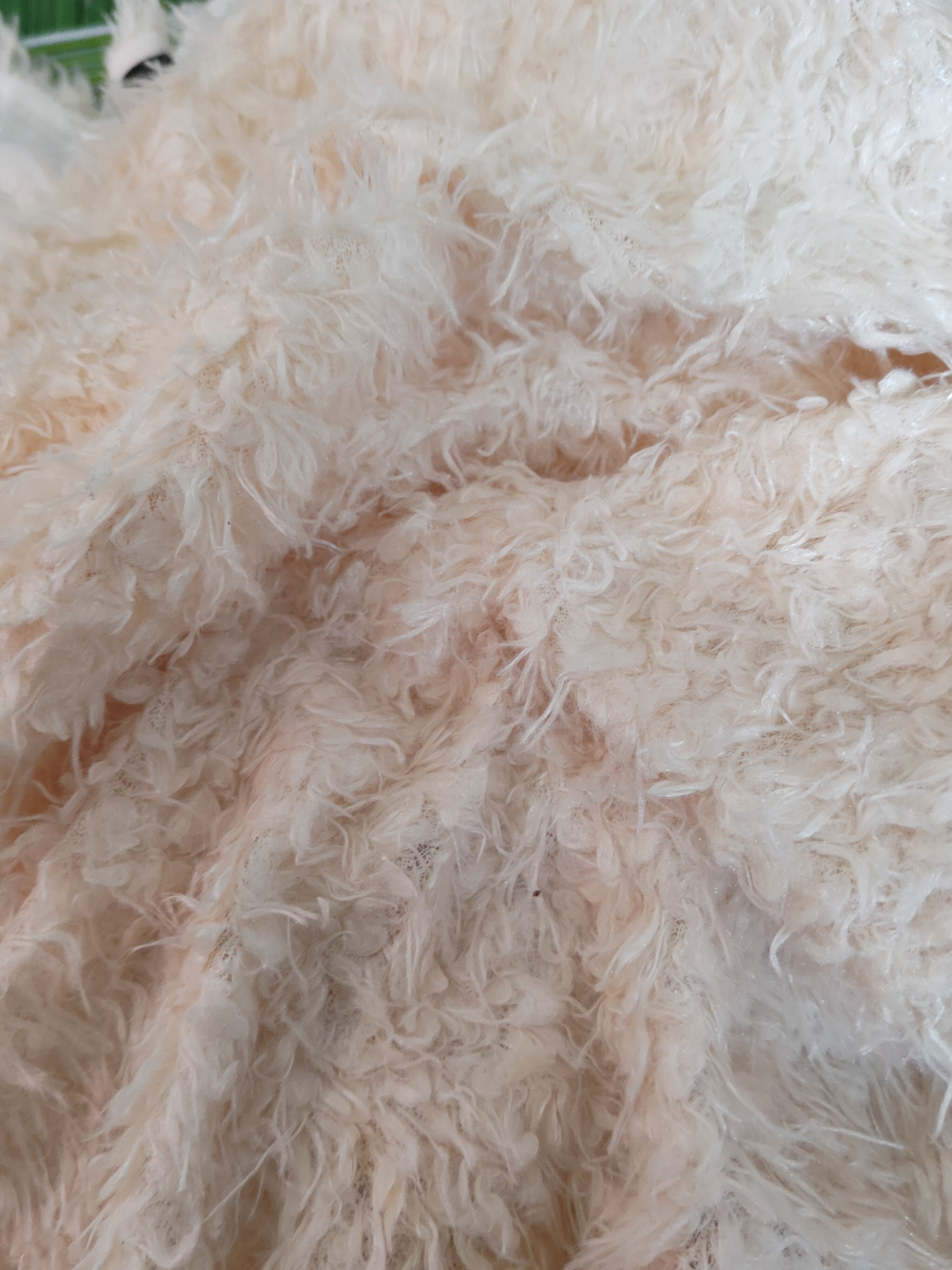 Japanese Brand × Vintage Shake Shake Cream Shag Shaggy Fur Mohair Knitwear #S1934 Size S / US 4 / IT 40 - 10 Thumbnail