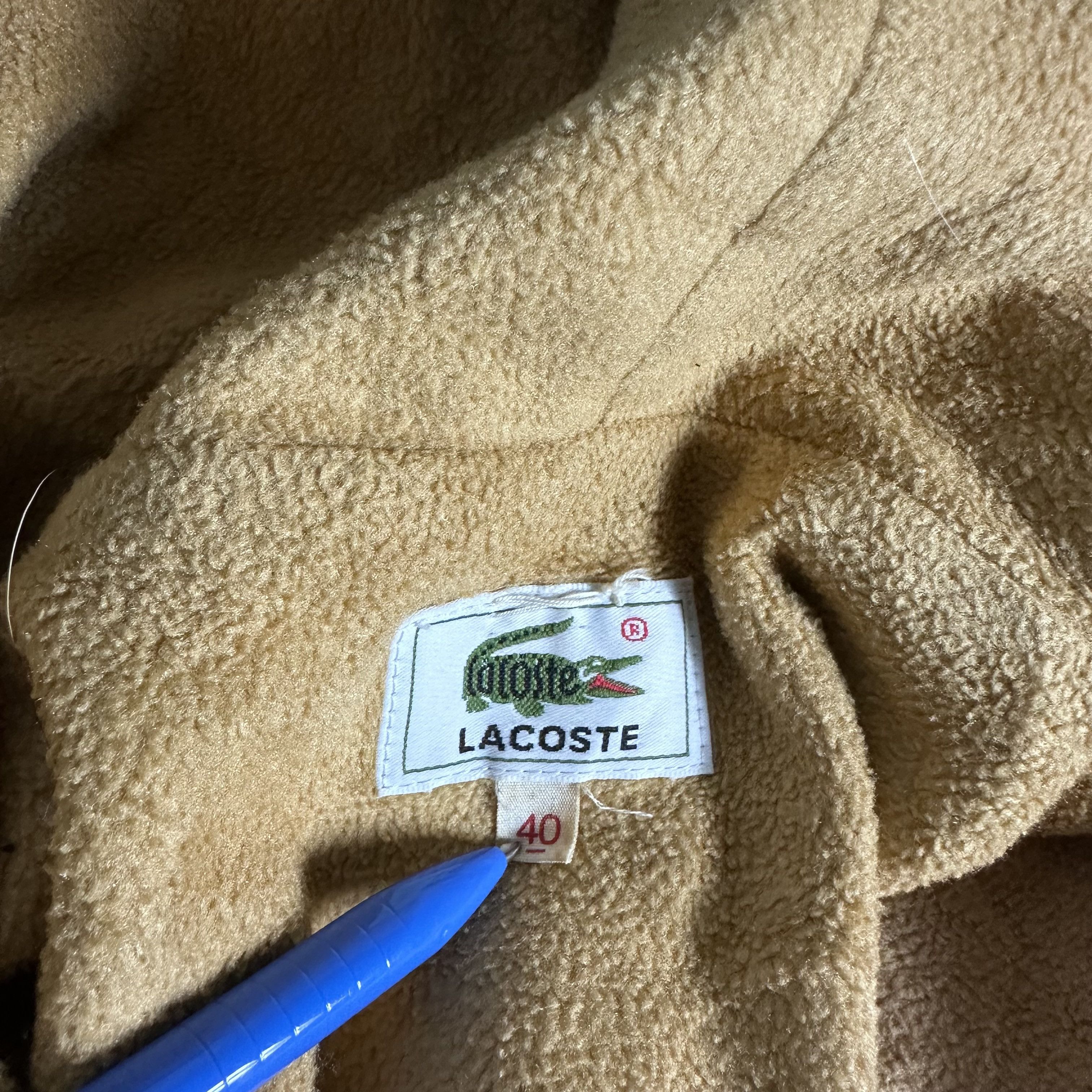 Lacoste 🔥RARE🔥Vintage Lacoste Full Zipp Hoodie Fleece Lined Jacket Size US XXS / EU 40 - 8 Thumbnail