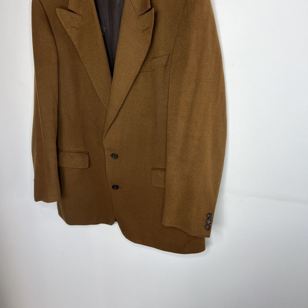 Burberry × Vintage Burberry 90s 100% cashmere blazer jacket coat rare Size 42R - 3 Thumbnail