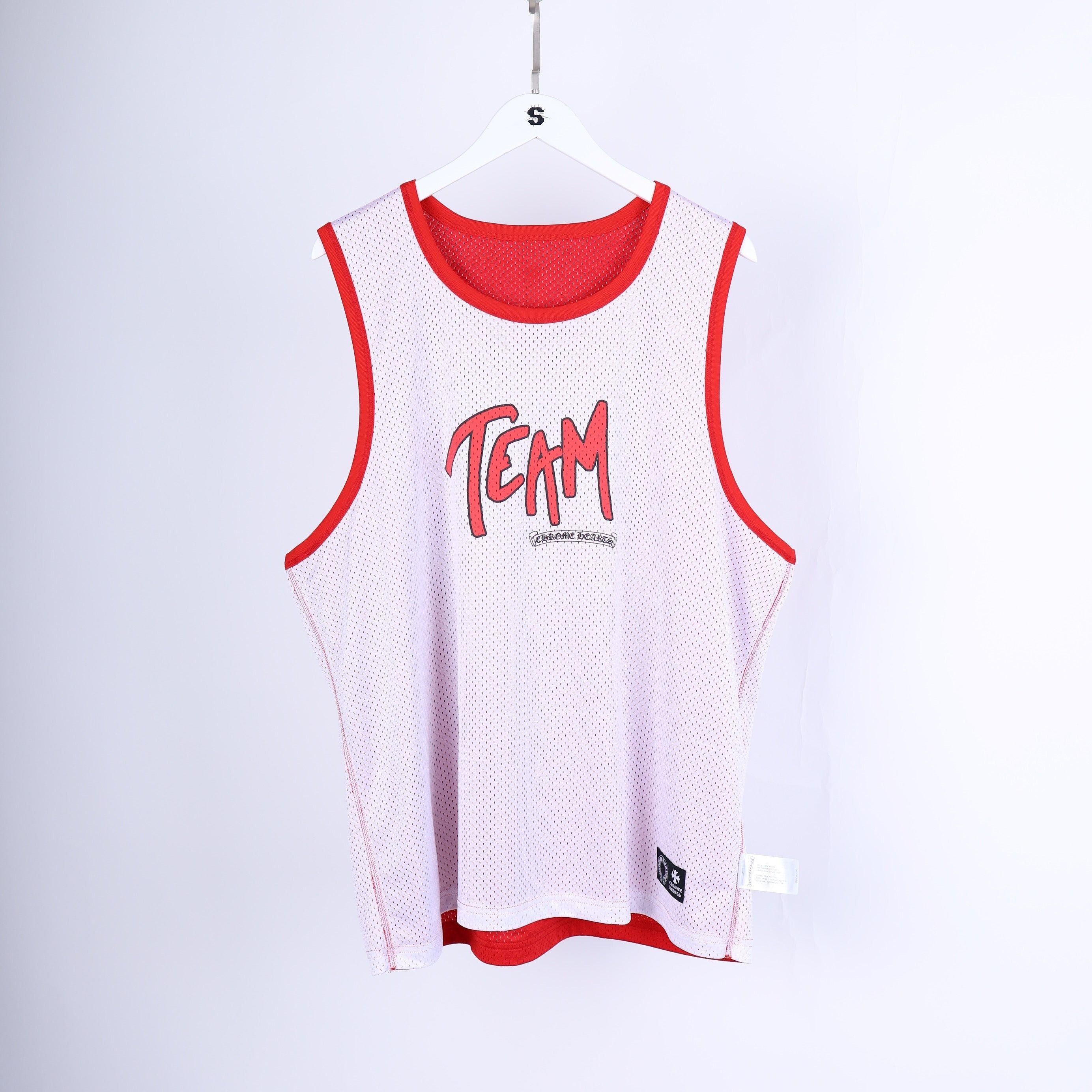 Chrome Hearts RED MESH 'FORM' CH TEAM STADIUM TANK TOP JERSEY MATTY BOY Size US XL / EU 56 / 4 - 3 Thumbnail