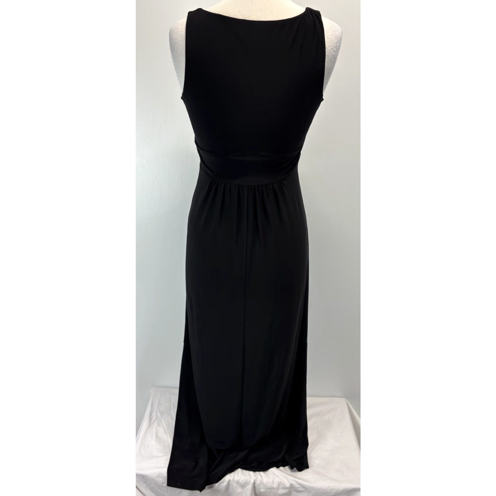 Ralph Lauren Lauren Ralph Lauren Maxi Dress Women Black Size 8 Long Sleeveless V-Neck Cocktail Party Size M / US 6-8 / IT 42-44 - 3 Thumbnail