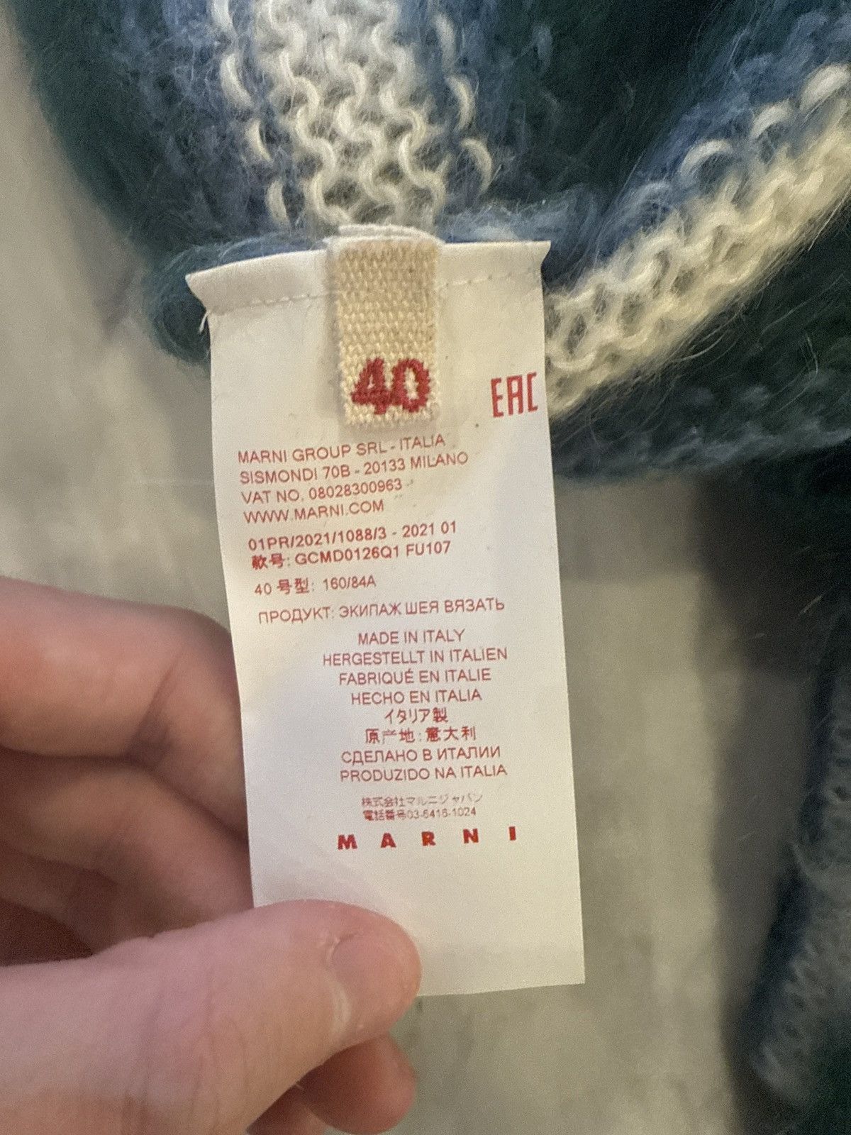 Marni Marni Mohair Sweater Size US M / EU 48-50 / 2 - 4 Thumbnail
