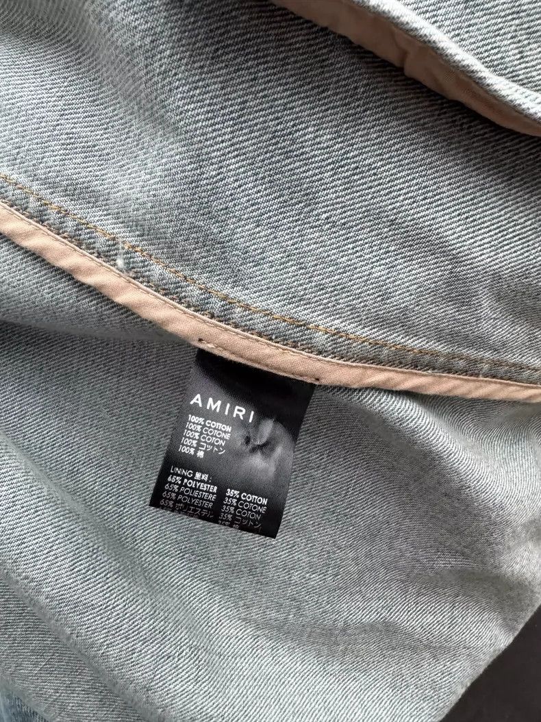 Amiri AMIRI Denim Jacket Size L from Dubai-2506 Size US L / EU 52-54 / 3 - 3 Thumbnail