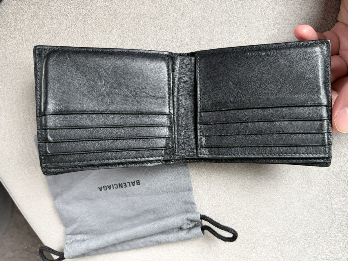 Balenciaga Balenciaga Car leather square bifold wallet, beautiful grain Size ONE SIZE - 4 Thumbnail