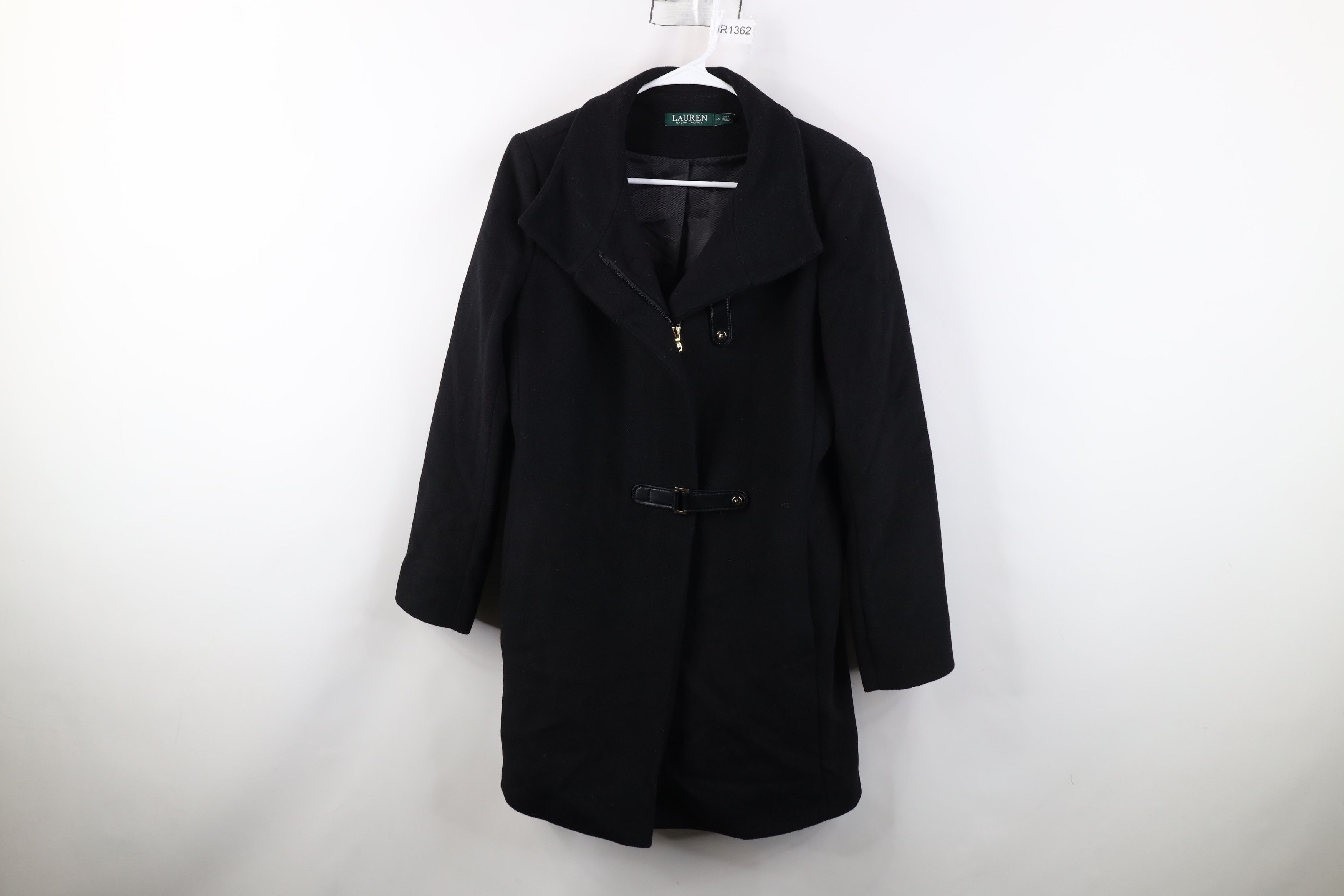 Ralph Lauren Vintage 90s Y2K Ralph Lauren Clasp Full Zip Jacket Black Size L / US 10 / IT 46 - 1 Thumbnail