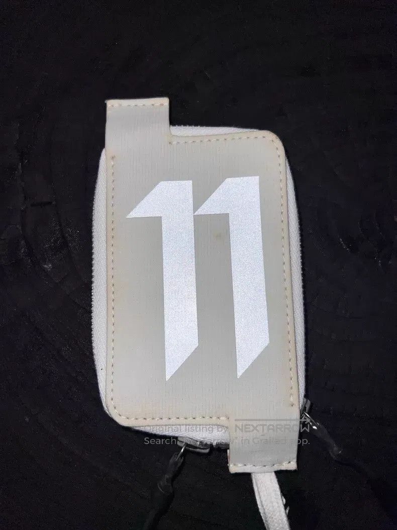 Boris Bidjan Saberi Boris Bidjan Saberi 3M reflective card holder with zip clo Size ONE SIZE - 3 Thumbnail
