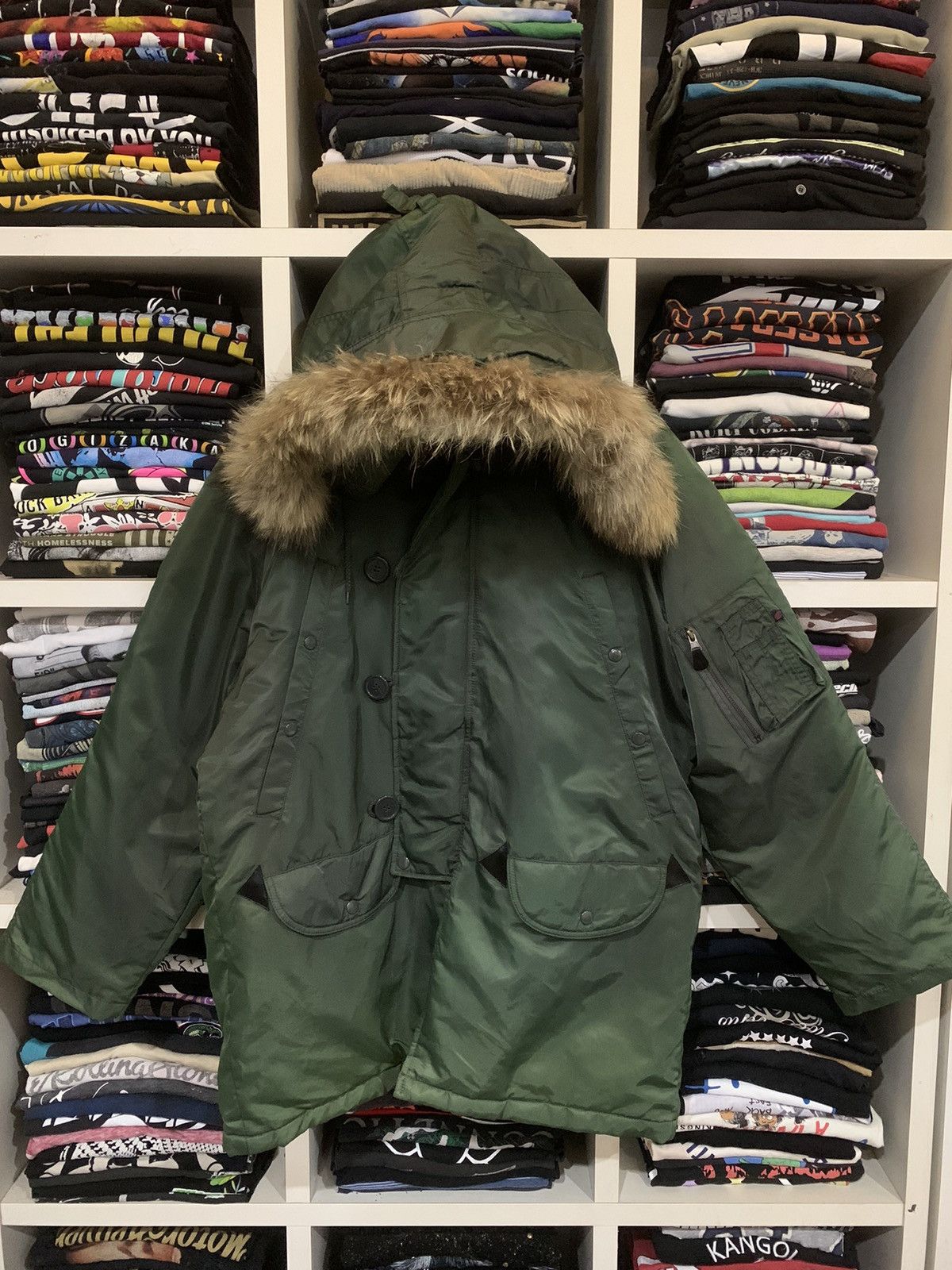 Japanese Brand Circumcise Skateboards Fur Hoodie Parka Size US XL / EU 56 / 4 - 1 Thumbnail