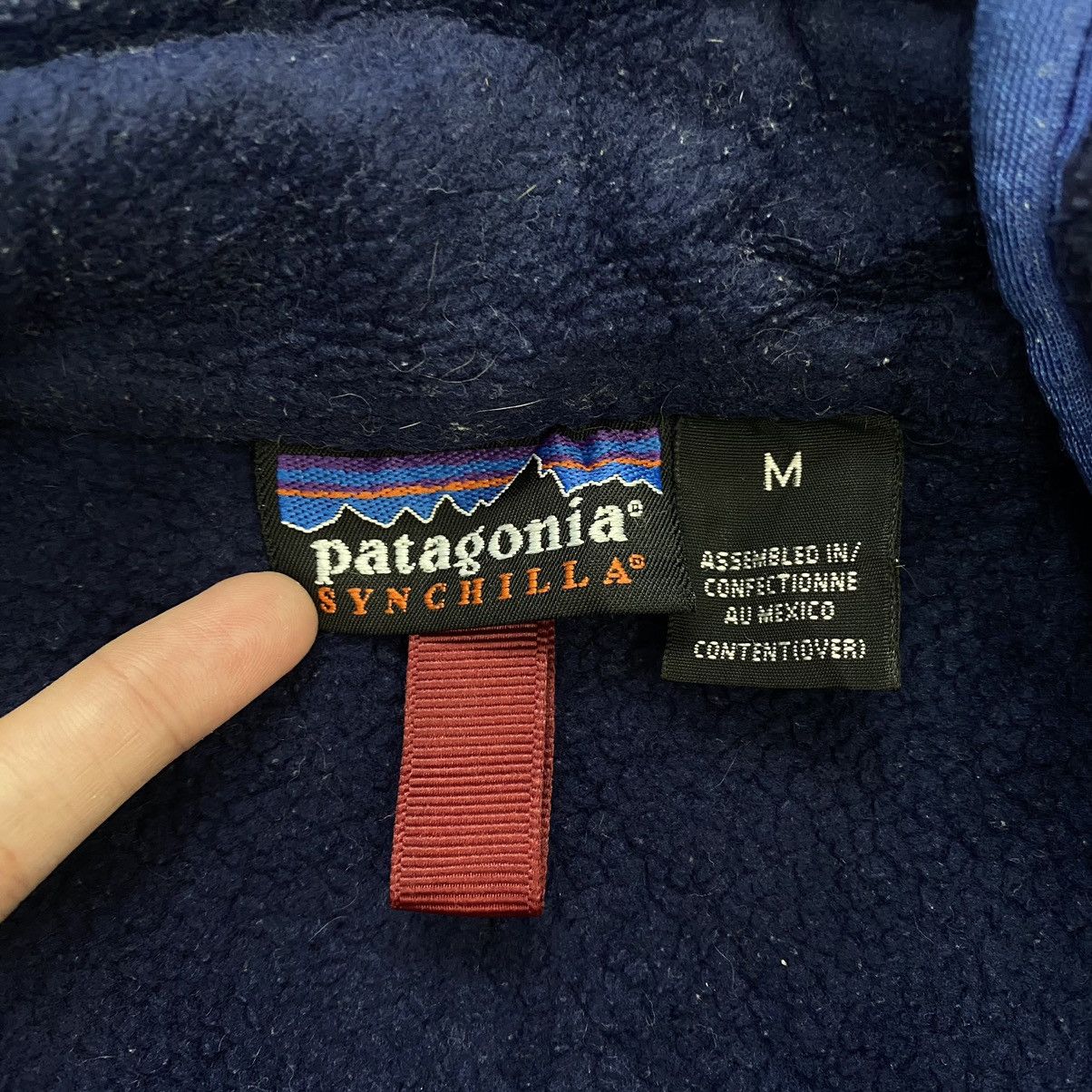 Patagonia PATAGONIA SYNCHILLA USA Half Zipper Outdoor Navy Fleece Size US M / EU 48-50 / 2 - 4 Thumbnail