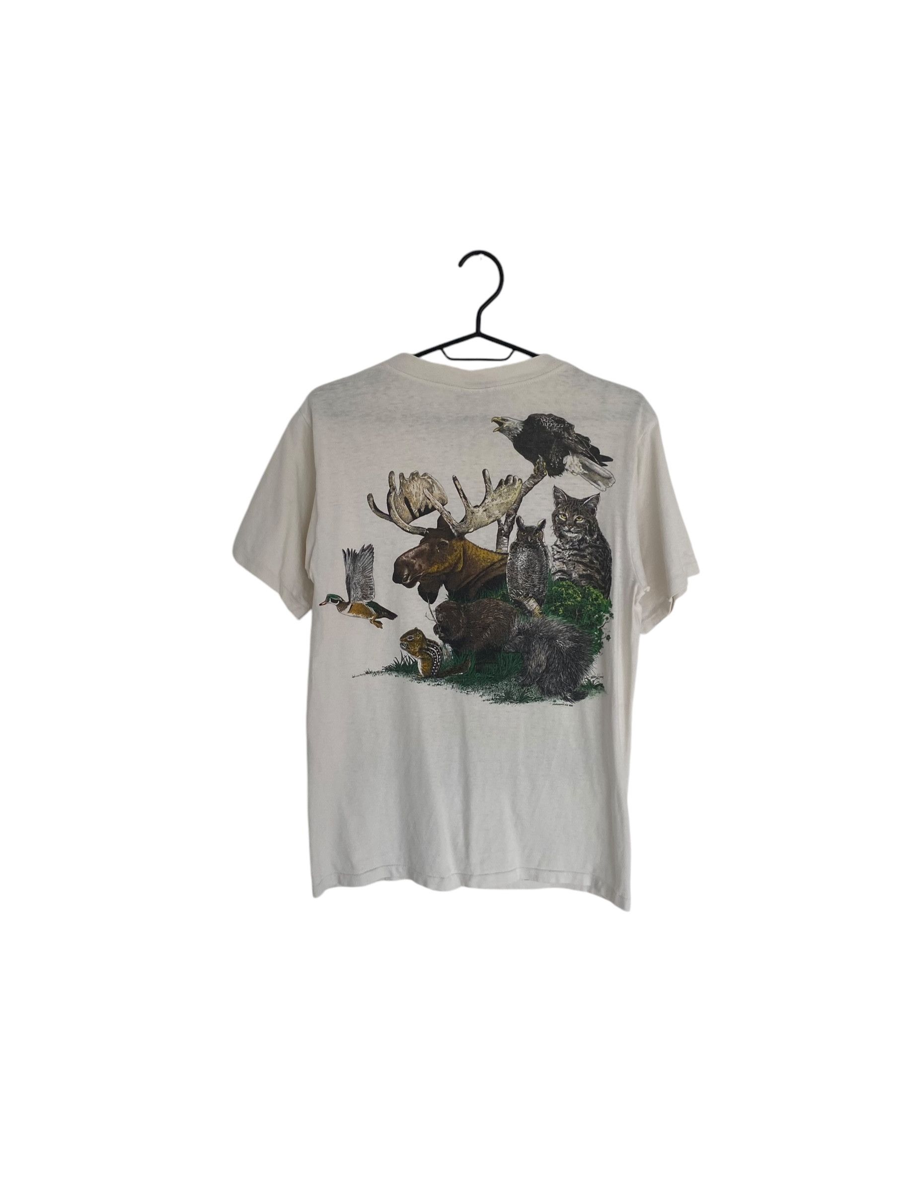 Vintage 1989 Animal print doublesided single stitch tee Size US M / EU 48-50 / 2 - 4 Thumbnail