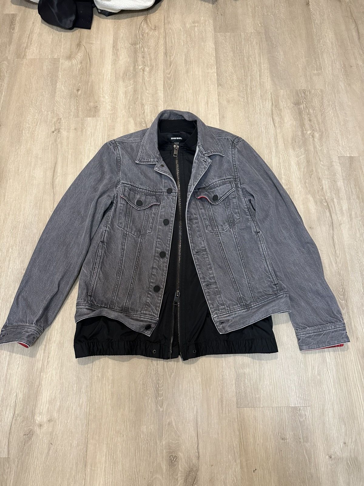 Diesel Vintage diesel layered jacket Size US S / EU 44-46 / 1 - 1 Thumbnail