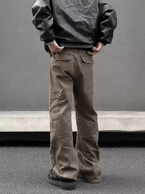 Japanese Brand × Jean Washed distressed baggy casual trousers Size US 31 - 2 Thumbnail